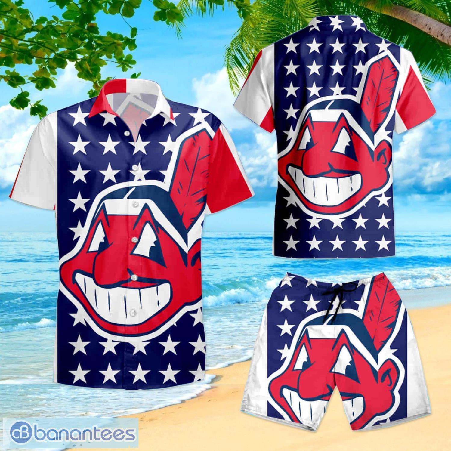 Cleveland Indians MLB Tropical Summer Gift Hawaiian Shirt And Shorts -  Banantees