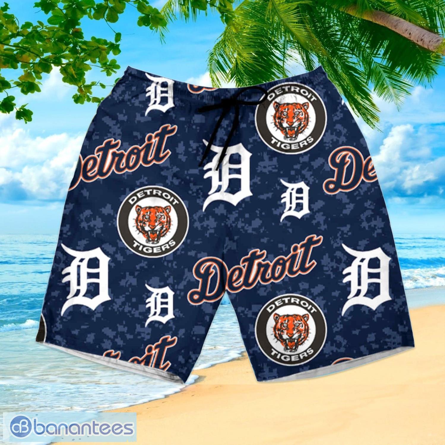Detroit Tigers MLB Sport Fans Tropical Hawaiian Shirt Summer Gift