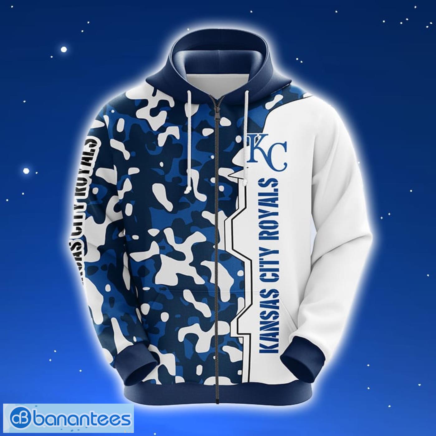 Sports Team Kansas City Royals Camo Hoodie 3d - T-shirts Low Price