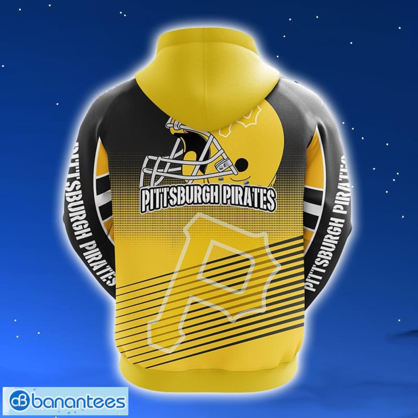 MLB Pittsburgh Pirates Yellow Unisex 3D Hoodie Zip Hoodie For Men And Women Sport Gift Product Photo 2