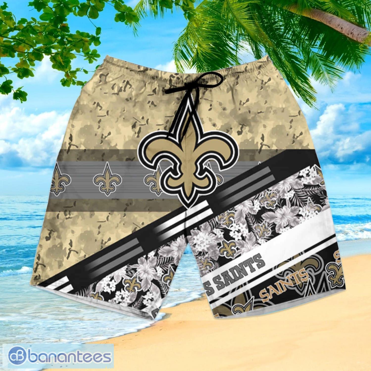 New Orleans Saints NFL Design 7 Beach Hawaiian Shirt Men And Women For Fans  Gift - Banantees