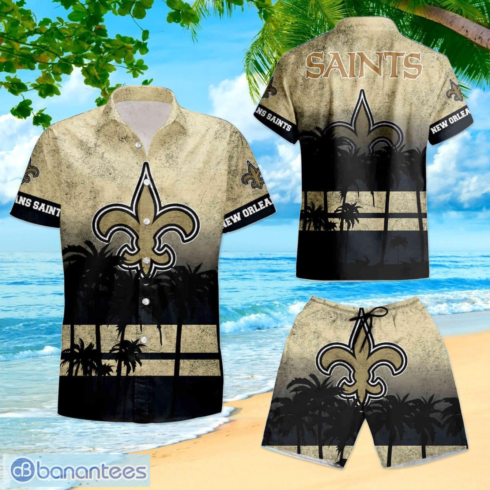 New Orleans Saints NFL Hawaii Beach Shirt Summer Short Sleeve