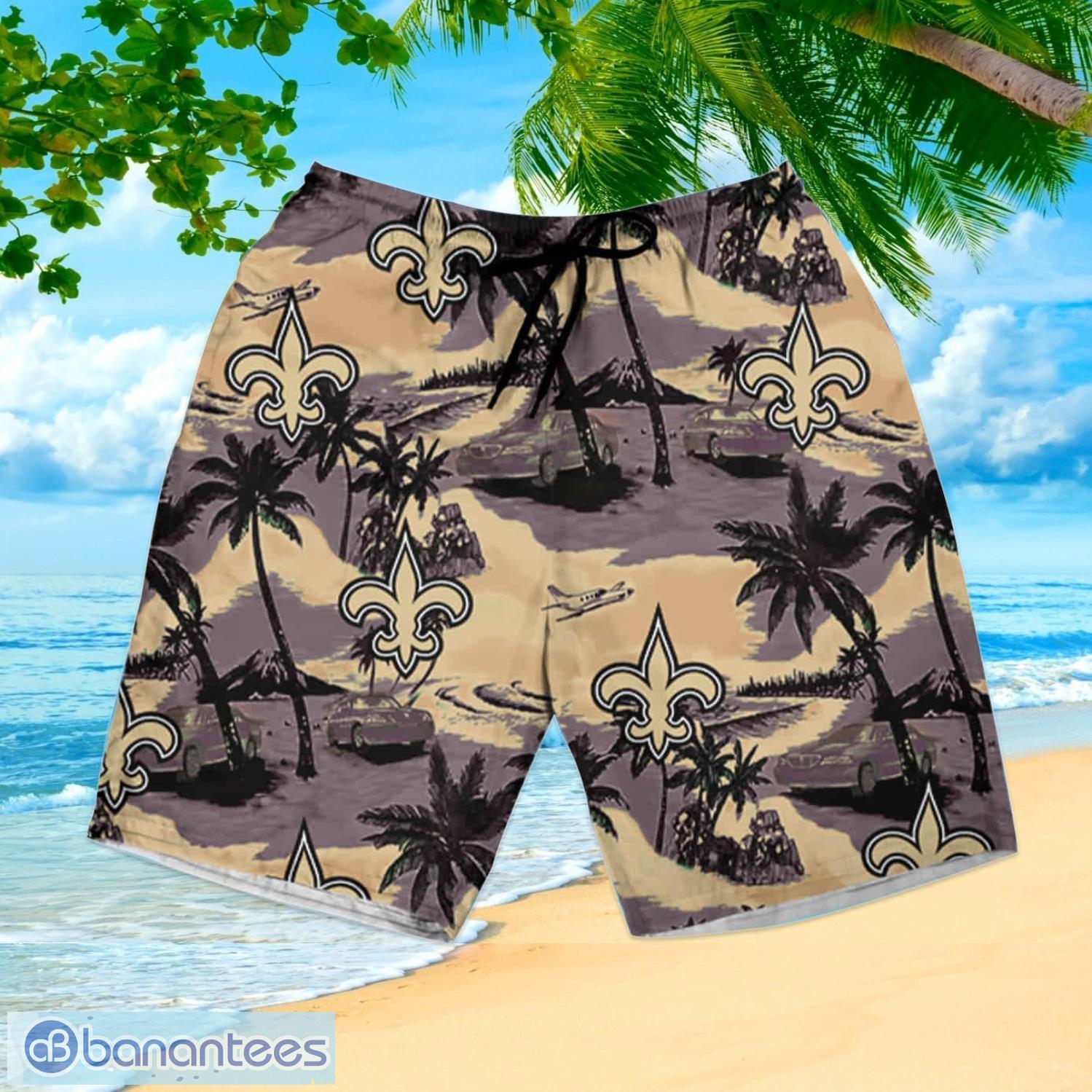 New Orleans Saints 3D Hawaiian Shirt And Shorts For Men And Women Gift Fans  - Banantees