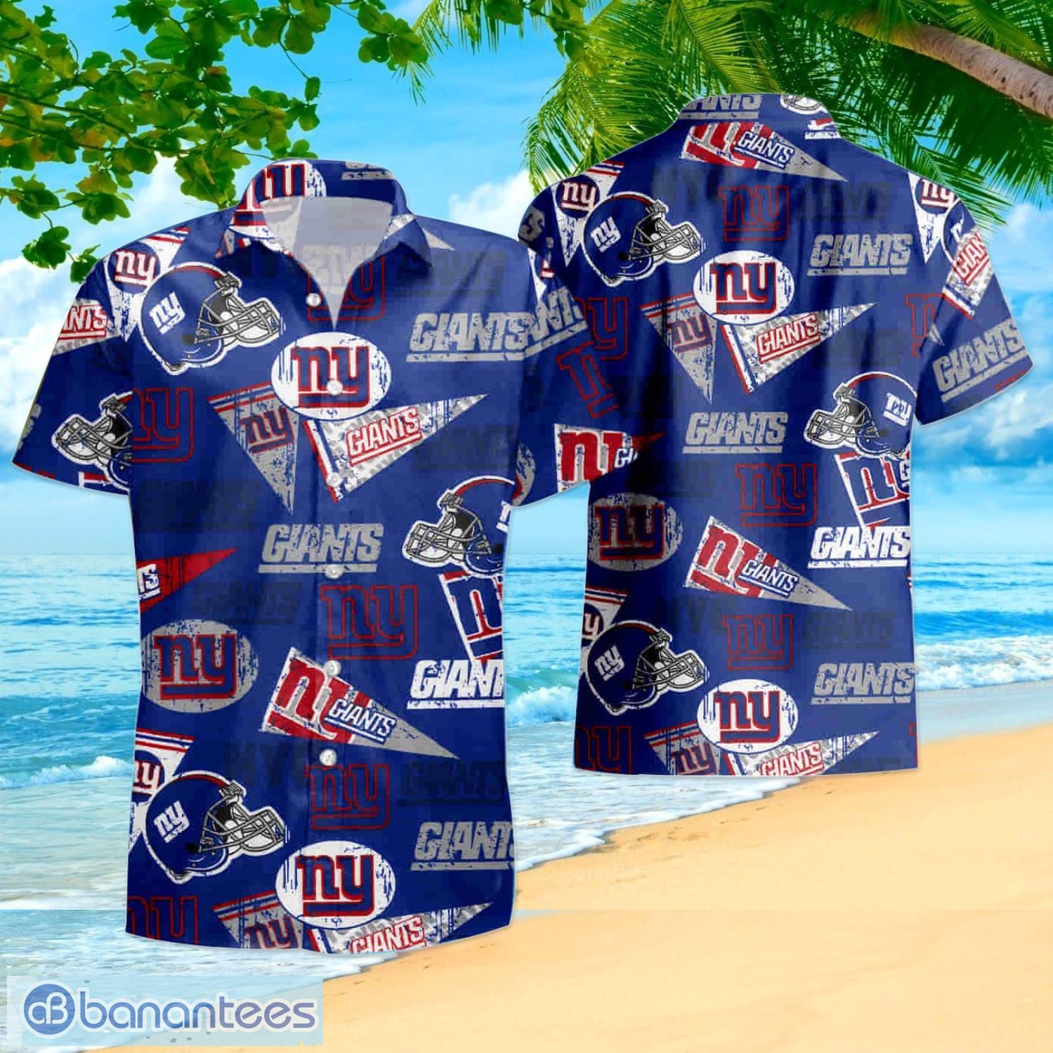 Personalized NFL New York Giants Combo Hawaiian Shirt And Short - Torunstyle