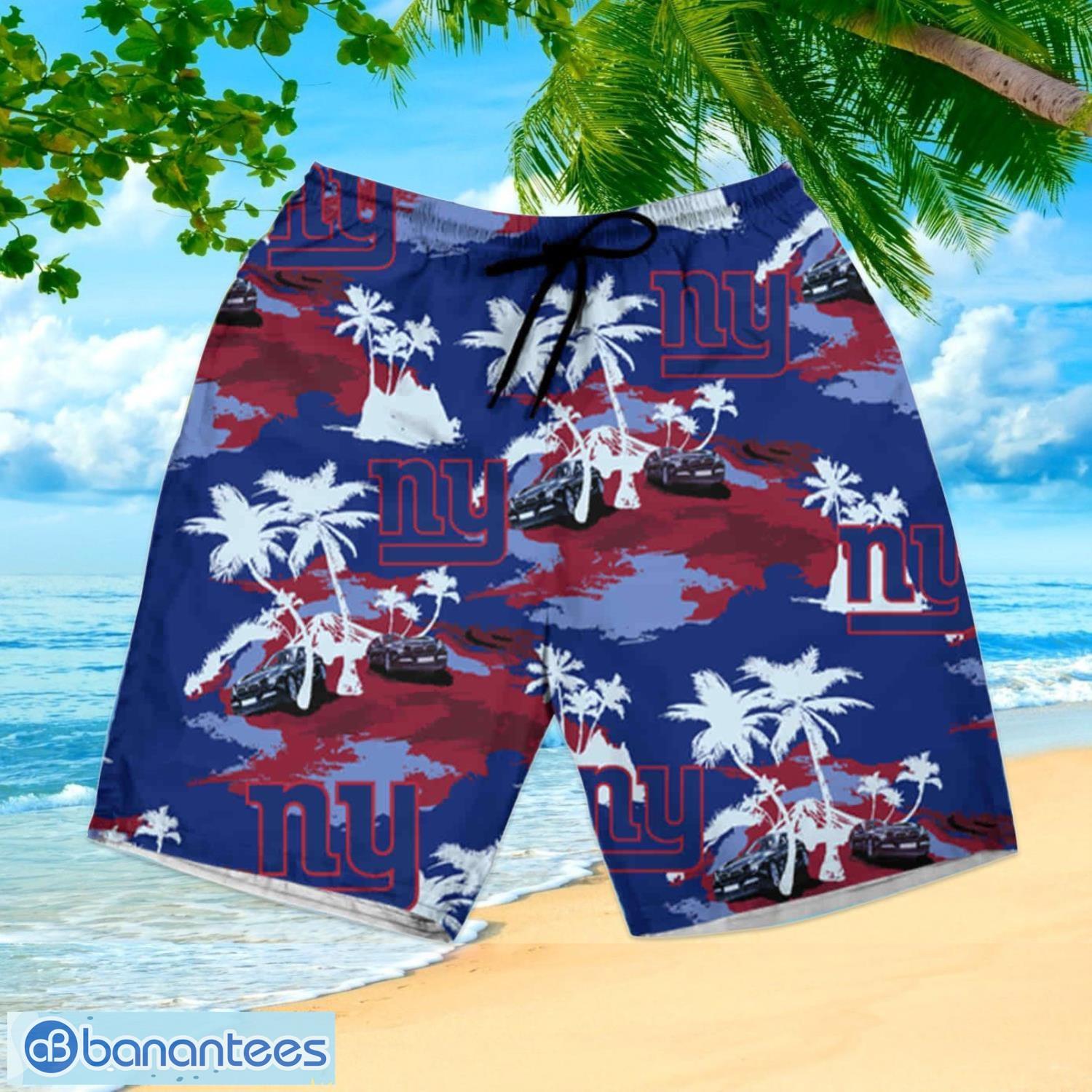 Personalized NFL New York Giants Combo Hawaiian Shirt And Shorts Tropical  Gift Summer