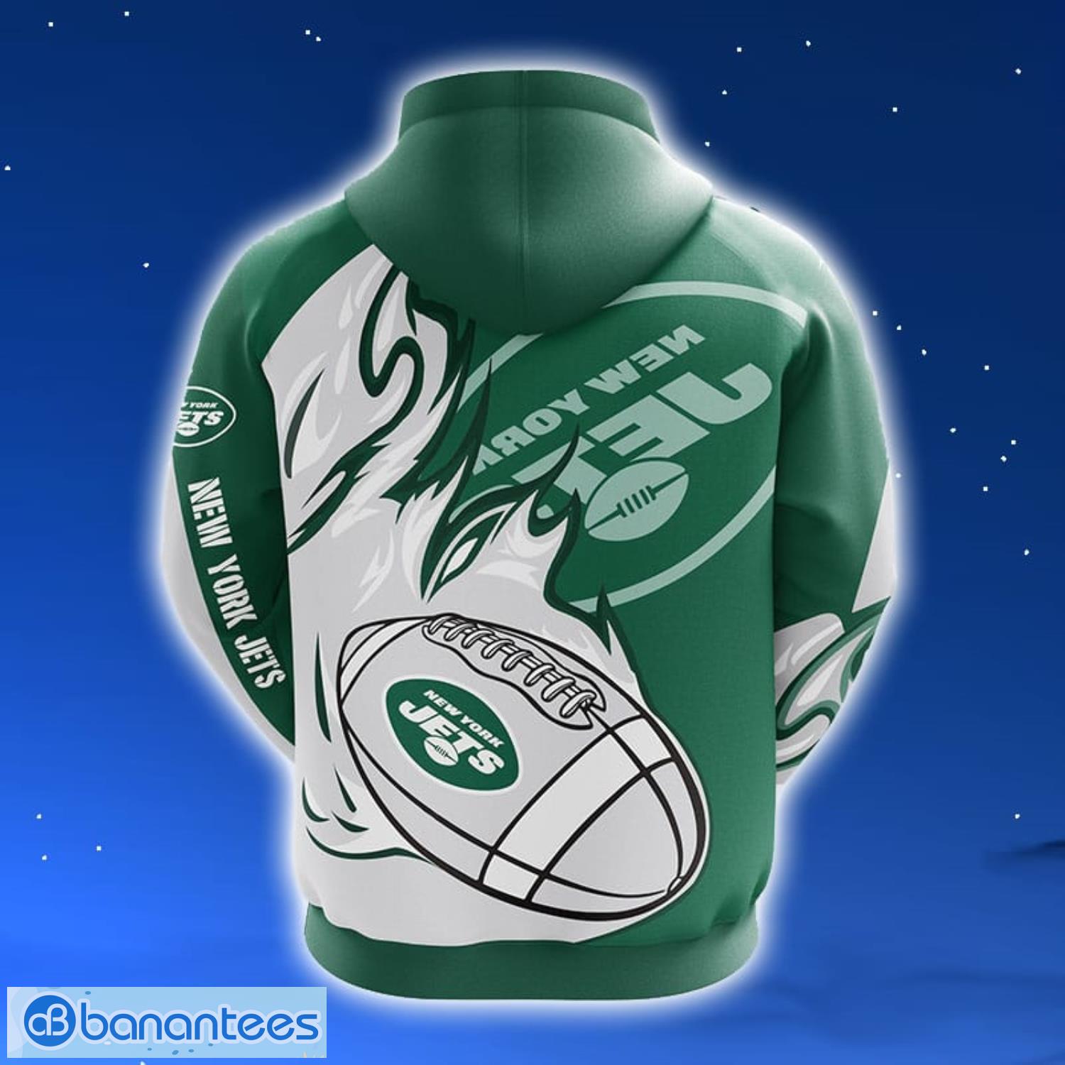 New York Jets NFL Green 3D Hoodie Zip Hoodie For Men And Women Sport Gift -  Banantees