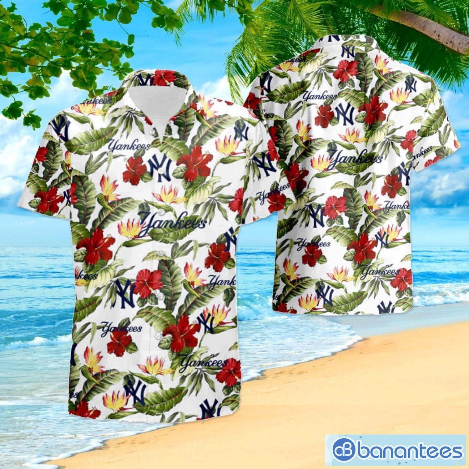 New York Yankees Hawaiian Shirt For Fans - Banantees