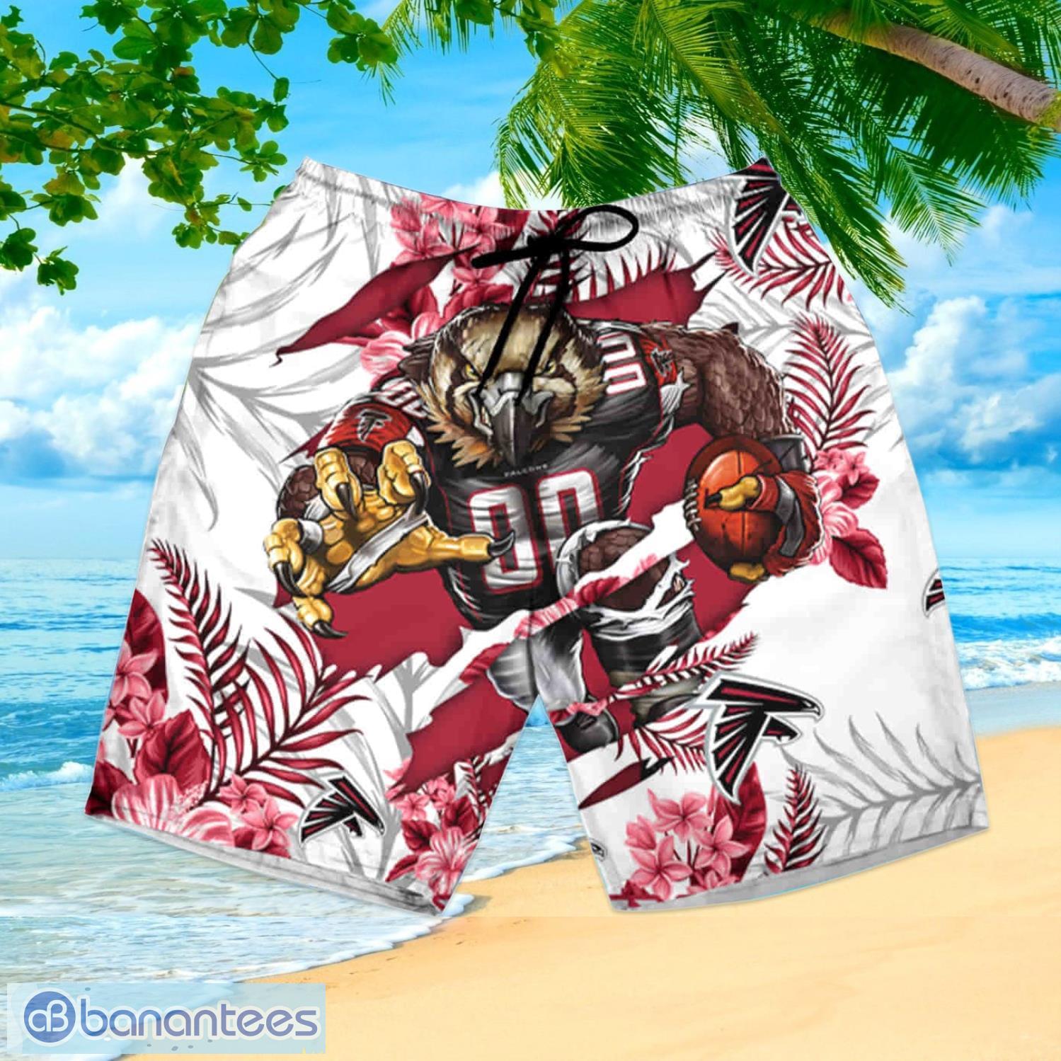 Atlanta Falcons NFL Logo Combo Hawaiian Shirt And Short Summer For