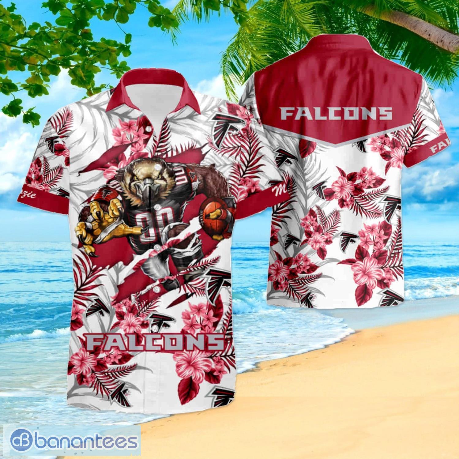 Atlanta Falcons NFL Logo Combo Hawaiian Shirt And Short Summer For