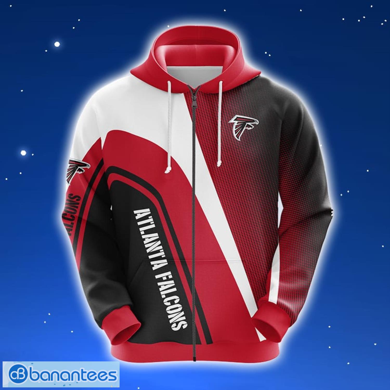 NFL Atlanta Falcons Red Unisex 3D Hoodie Zip Hoodie For Men And Women Sport Gift Product Photo 1