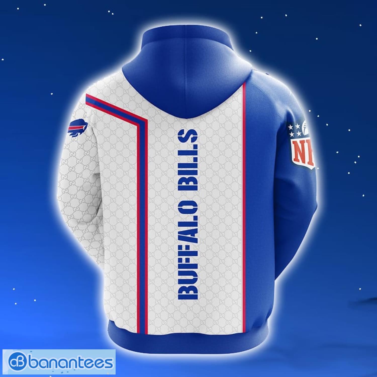 NFL Buffalo Bills Blue 3D Hoodie Zip Hoodie For Men And Women Sport Gift -  Banantees