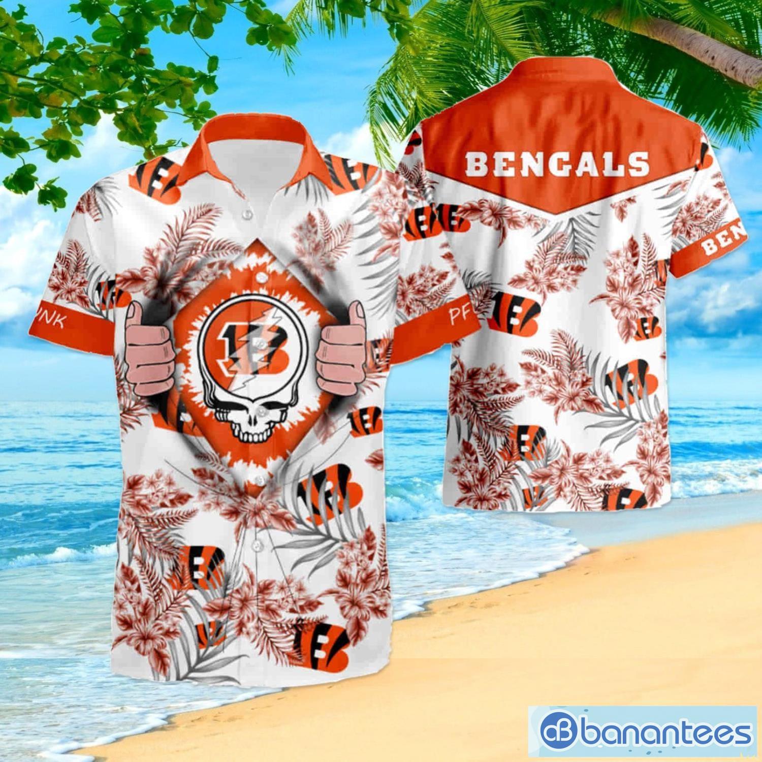 Nfl Cincinnati Bengals Hawaiian Shirt And Shorts Summer Gift For Fans Product Photo 1