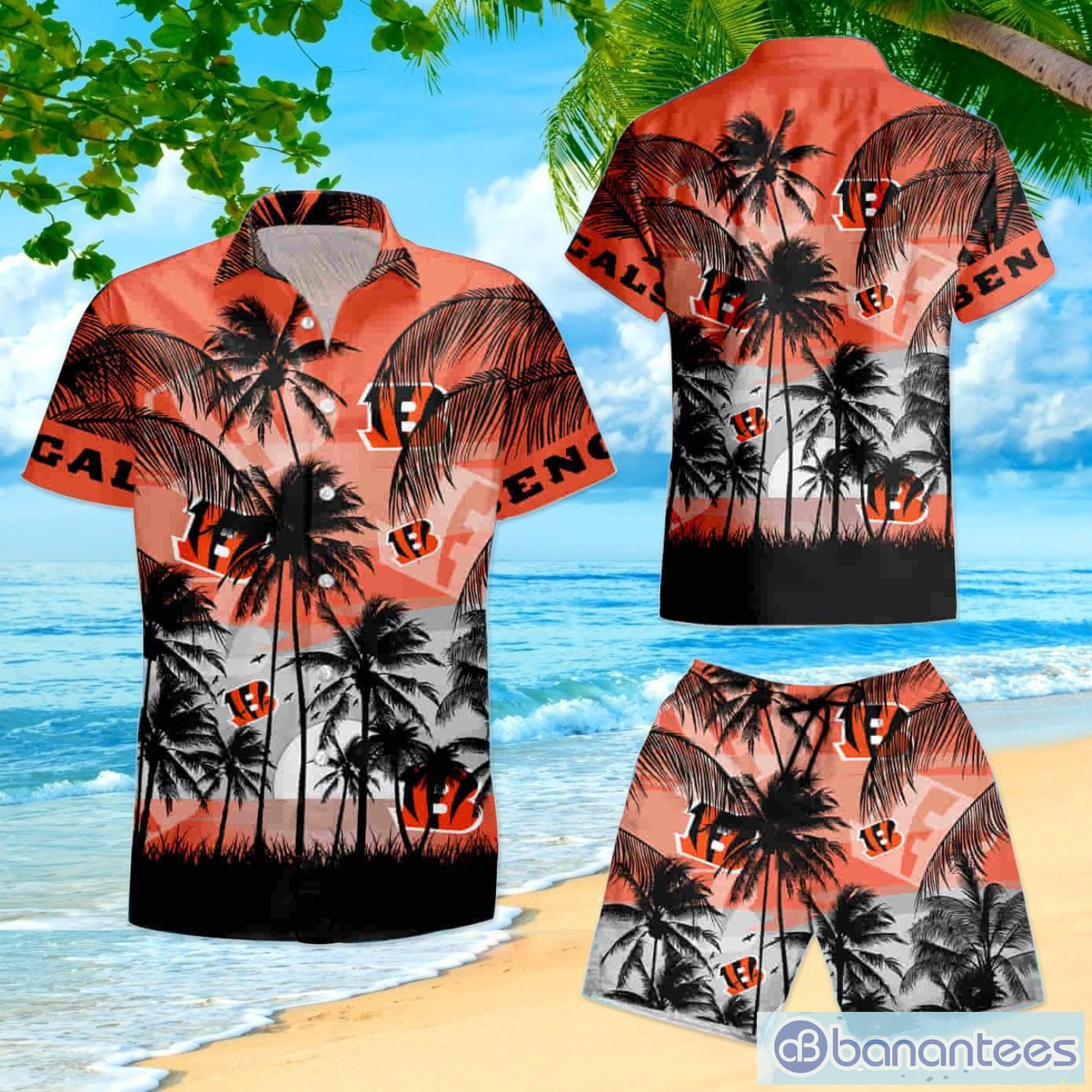 Cincinnati Bengals Nfl Hawaiian Shirt And Shorts Happy Summer Gift For Fans  - Banantees