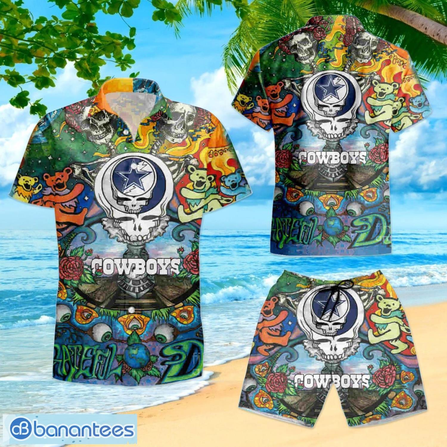 Retro NFL Dallas Cowboys Hawaiian Shirt Gift For Beach Trip, NFL Hawaiian  Shirt