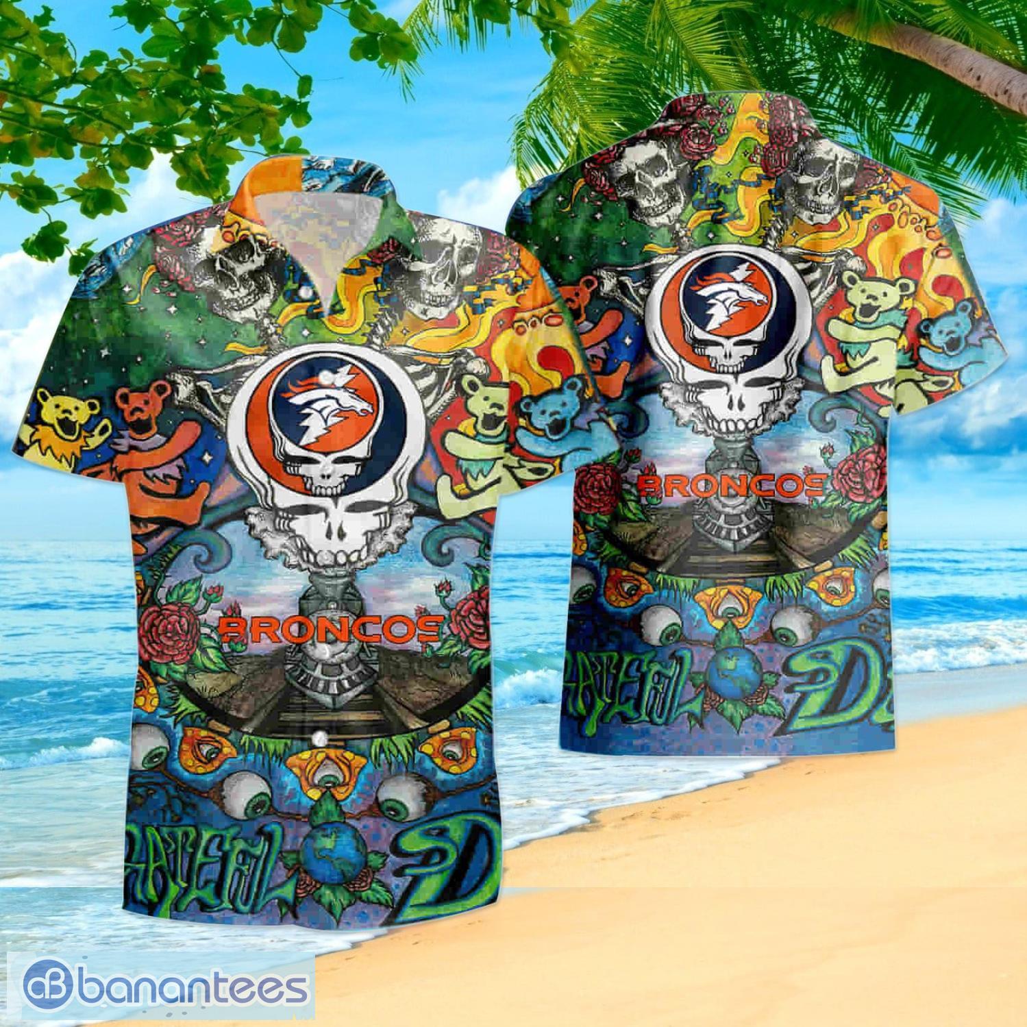 Denver Broncos NFL Hawaiian Shirt And Short Summer Tropical