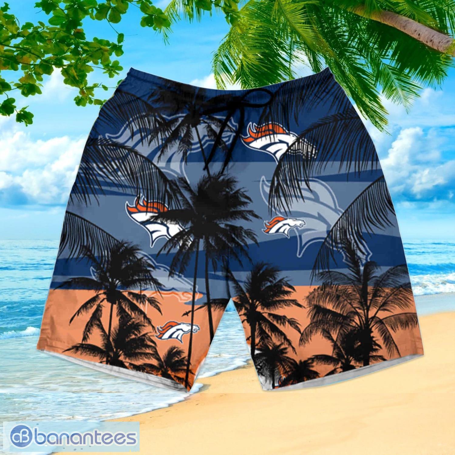 Denver Broncos Cool Summer Hawaiian Shorts Gift For Fans