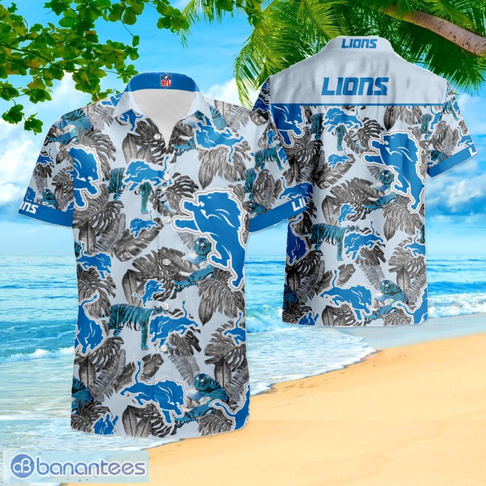 NEW Detroit Lions NFL Hawaiian Shirt And Short