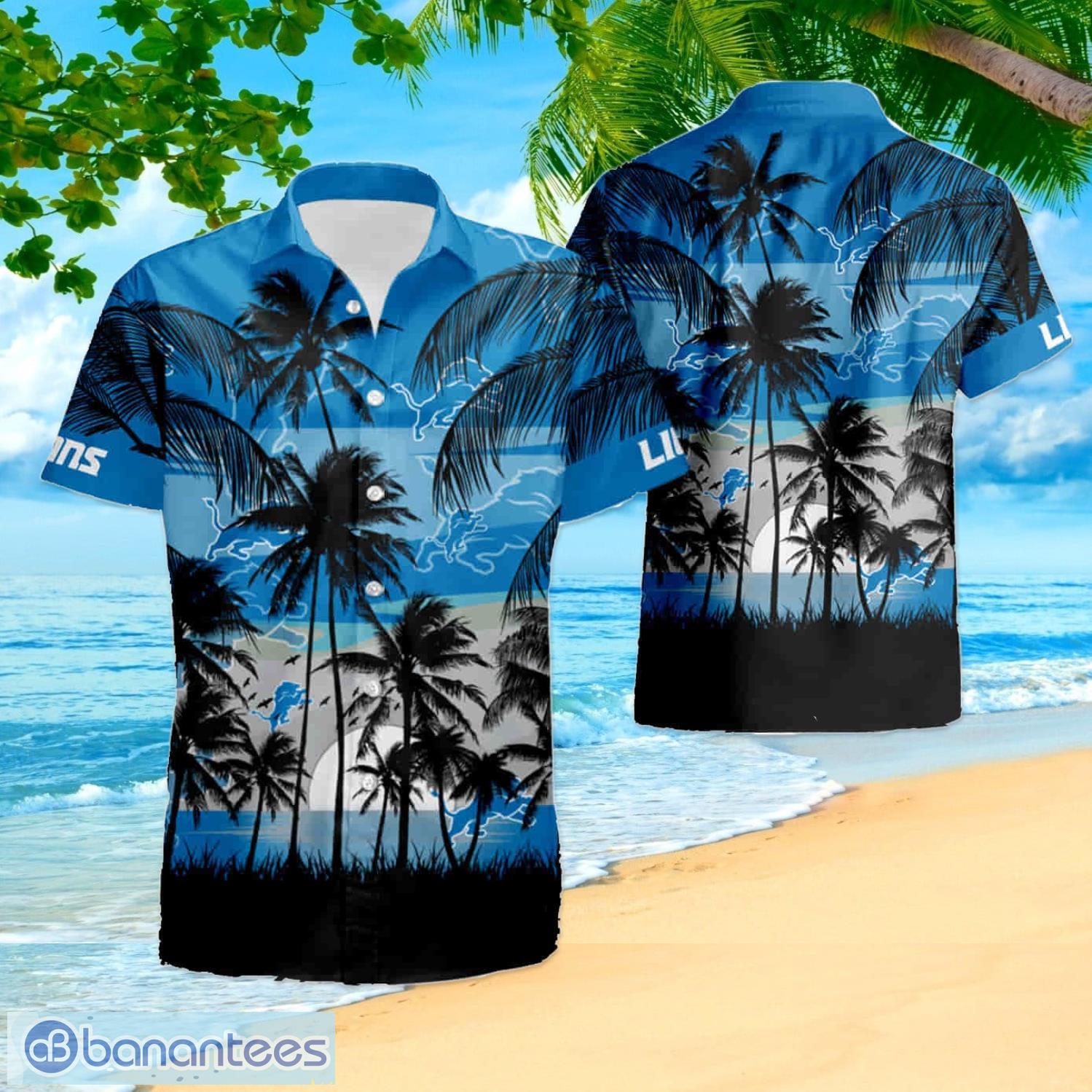 Detroit Lions Aloha Hawaiian Shirt Summer Gift