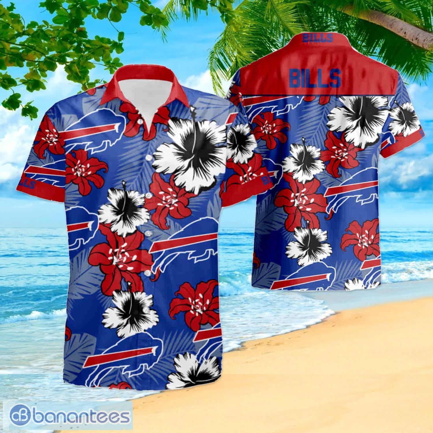 Nfl Buffalo Bills 2023 Summer Hawaiian Shirt And Shorts - Banantees