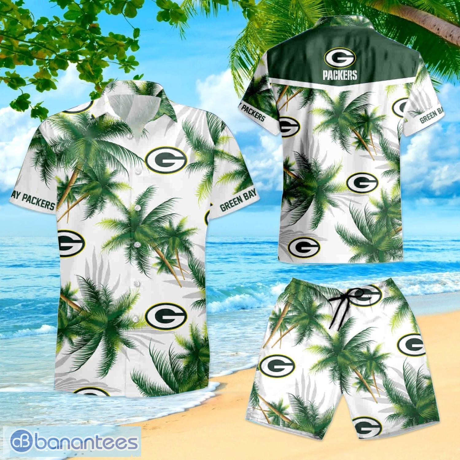 Green Bay Packers NFL Style 8 Summer 3D Hawaiian Shirt And Shorts