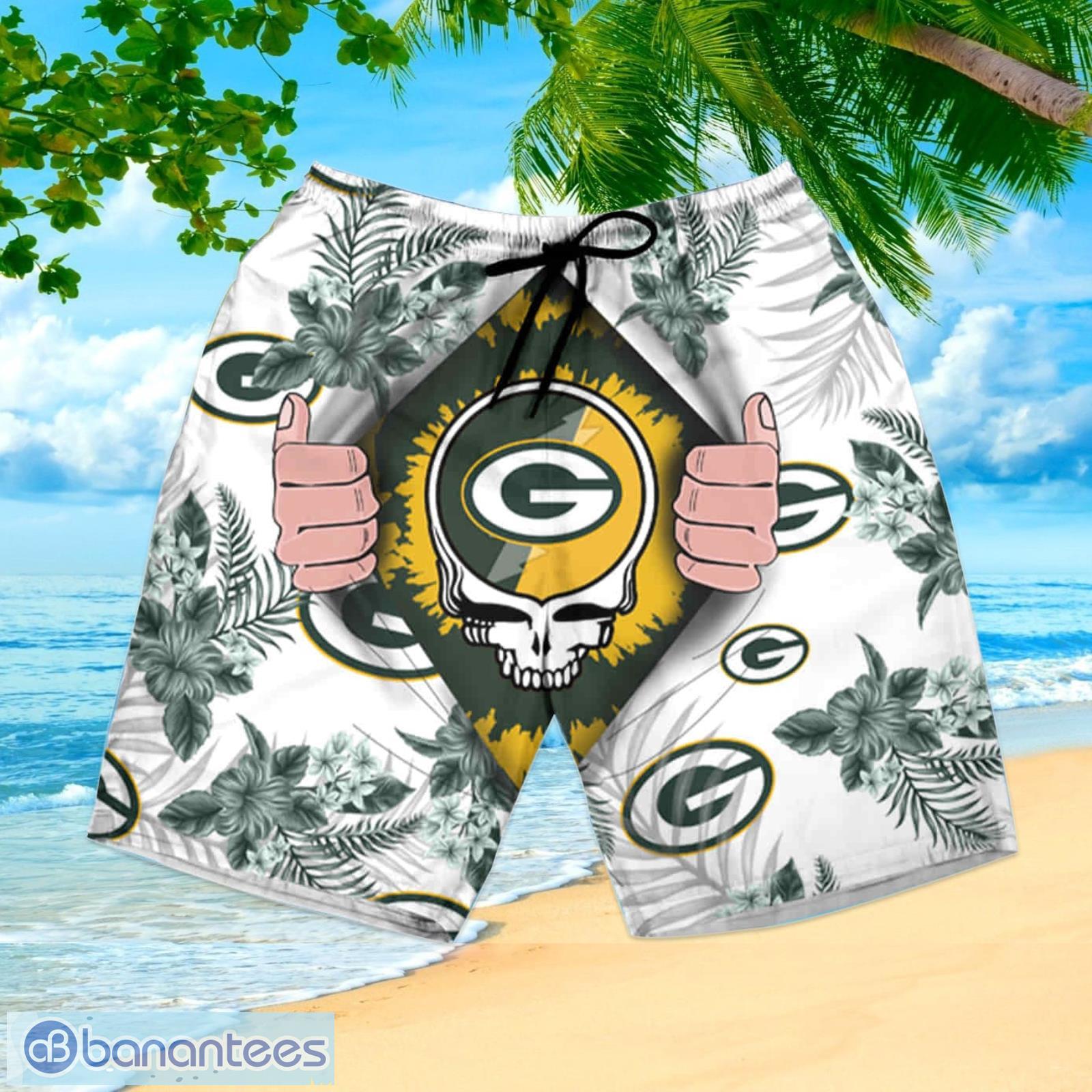 Nfl Green Bay Packers V2 Summer Hawaiian Shirt And Shorts - Banantees