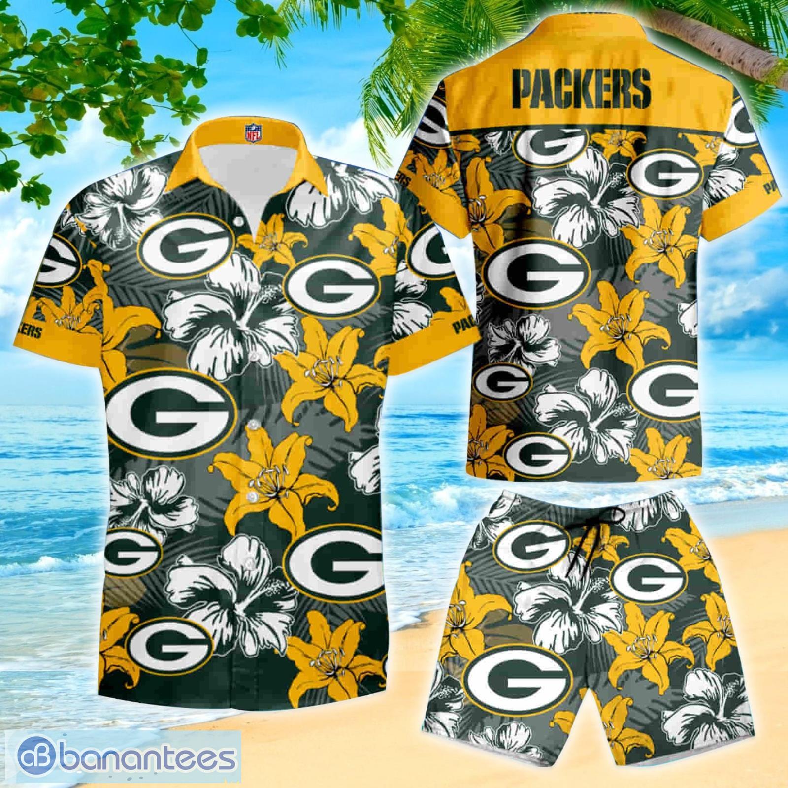 Nfl Green Bay Packers V2 Summer Hawaiian Shirt And Shorts - Banantees