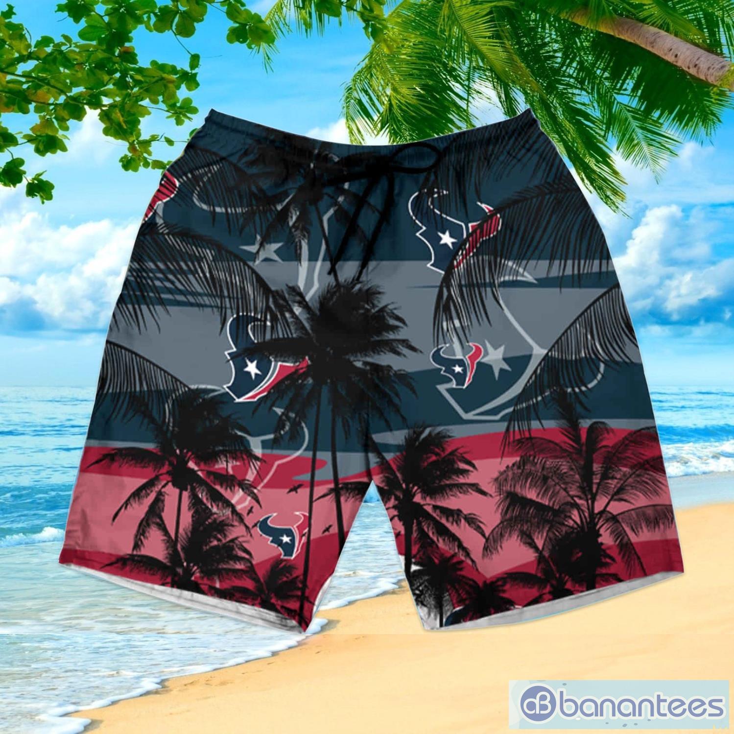 Houston Texans NFL Style 7 Summer 3D Hawaiian Shirt And Shorts For Men And  Women Gift Fans - Banantees