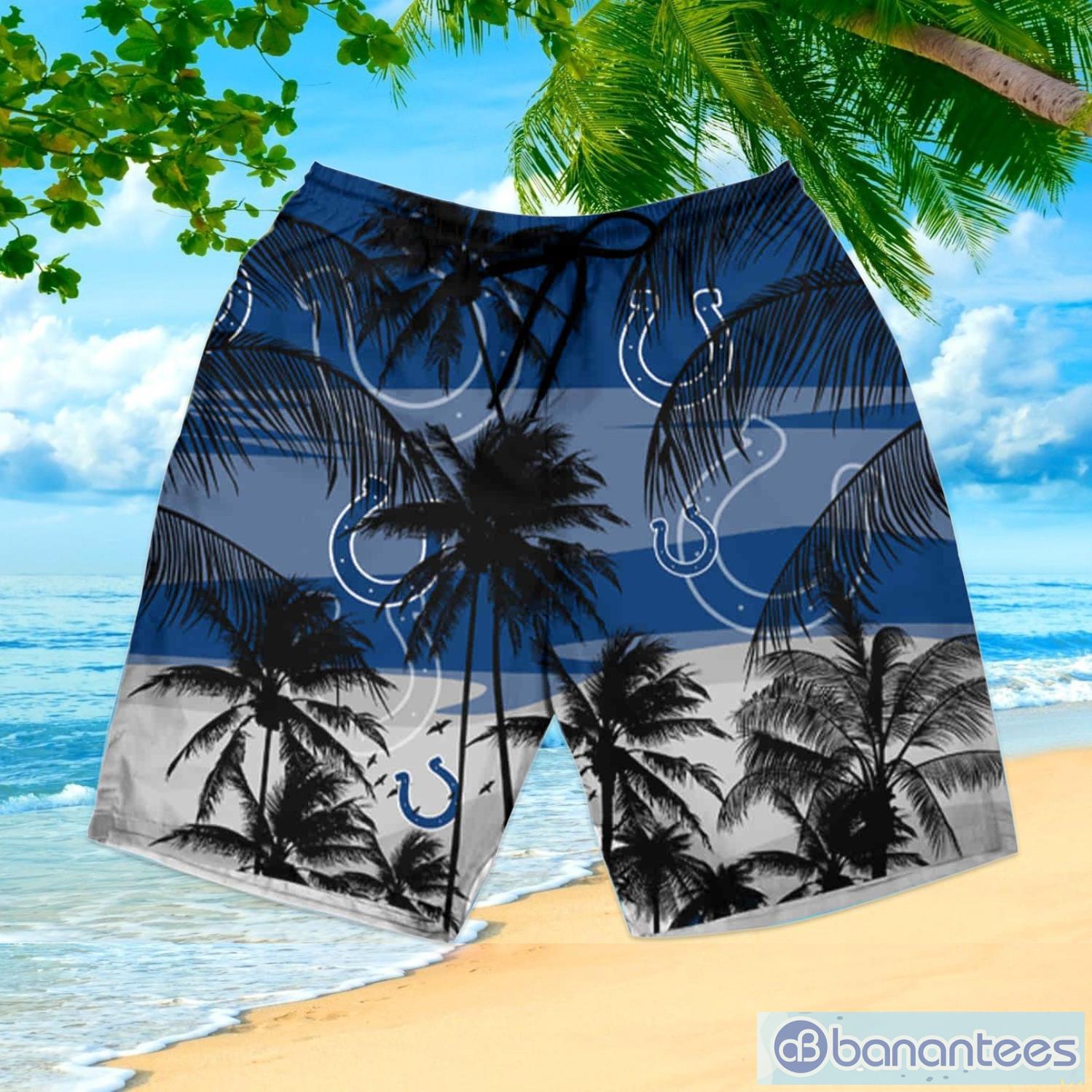 Indianapolis Colts Tropical Palm Tree Hawaii Shirt, Shorts