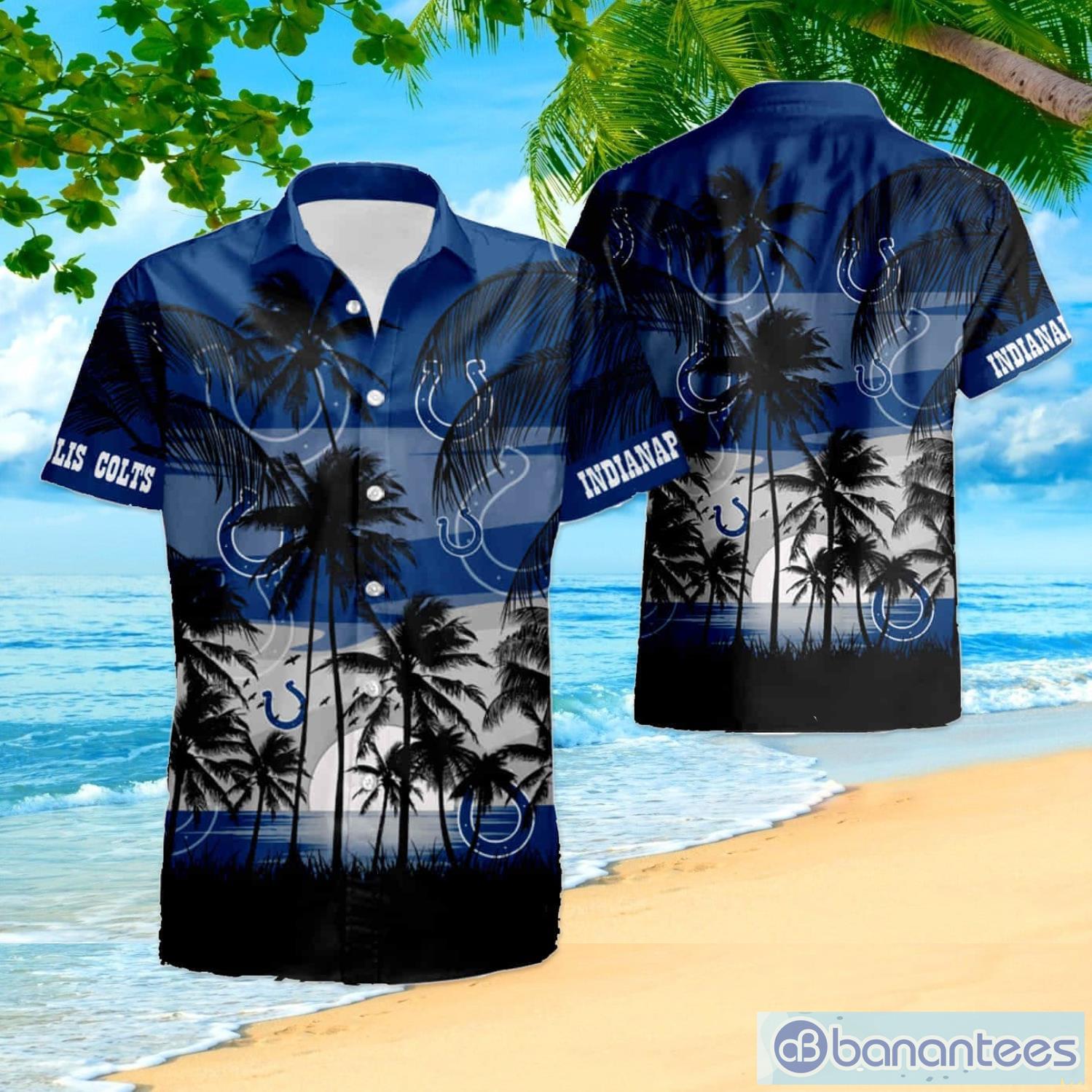 Nfl Indianapolis Colts Tropical Hawaiian Shirt And Shorts Summer Gift For  Fans - Banantees