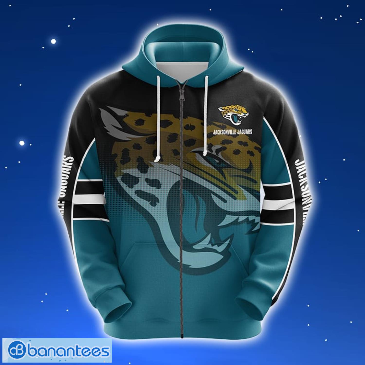 NFL Jacksonville Jaguars Blue Unisex 3D Hoodie Zip Hoodie For Men And Women Sport Gift Product Photo 1