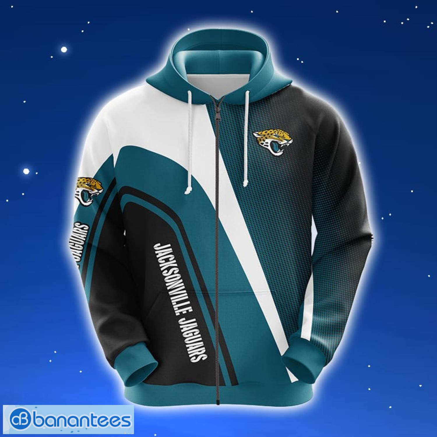 NFL Jacksonville Jaguars Camouflage Blue 3D Hoodie Zip Hoodie For Men And Women Sport Gift Product Photo 1