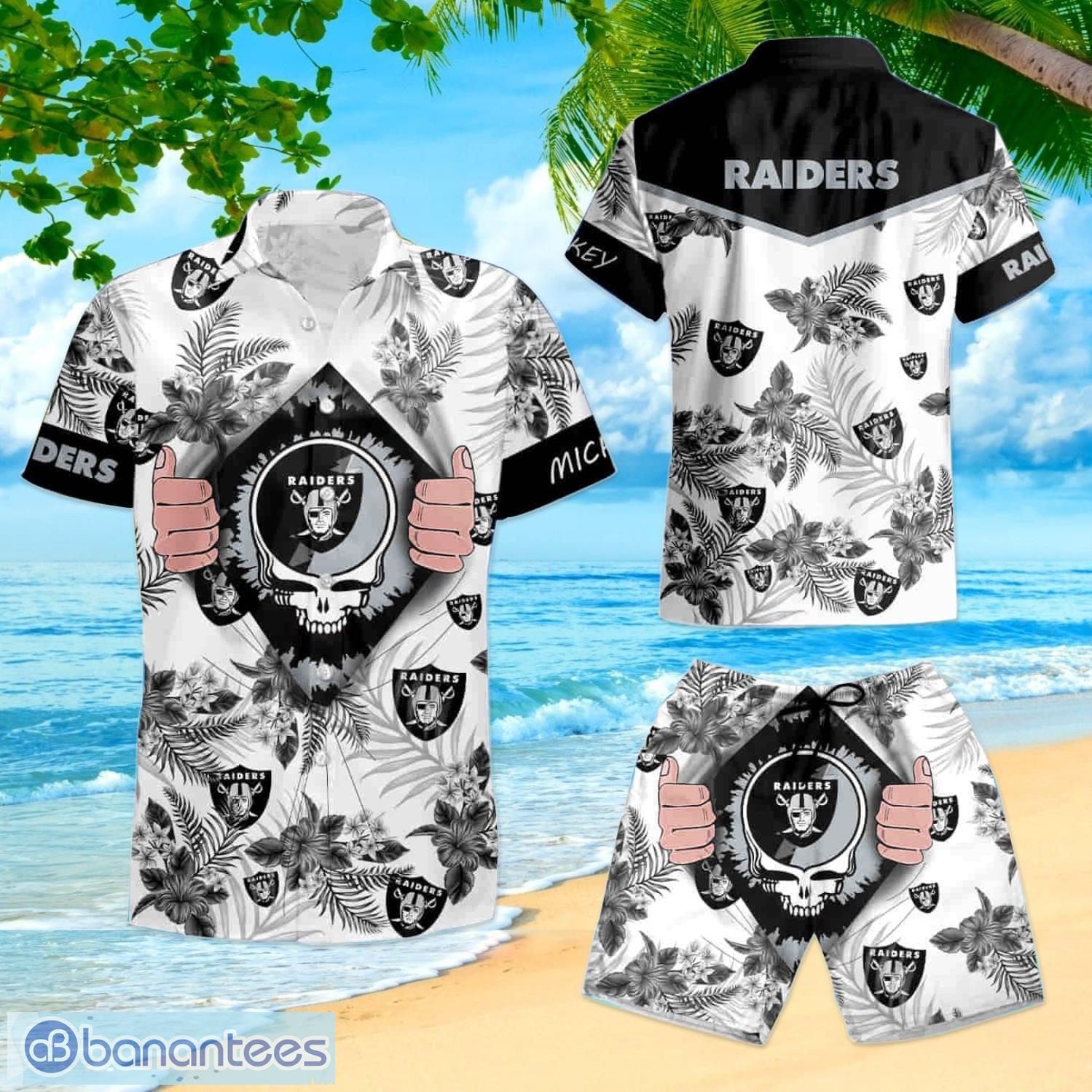 Nfl Las Vegas Raiders And Shorts Hawaiian Shirt And Shorts Best Gift For  Summer Vacation - Banantees