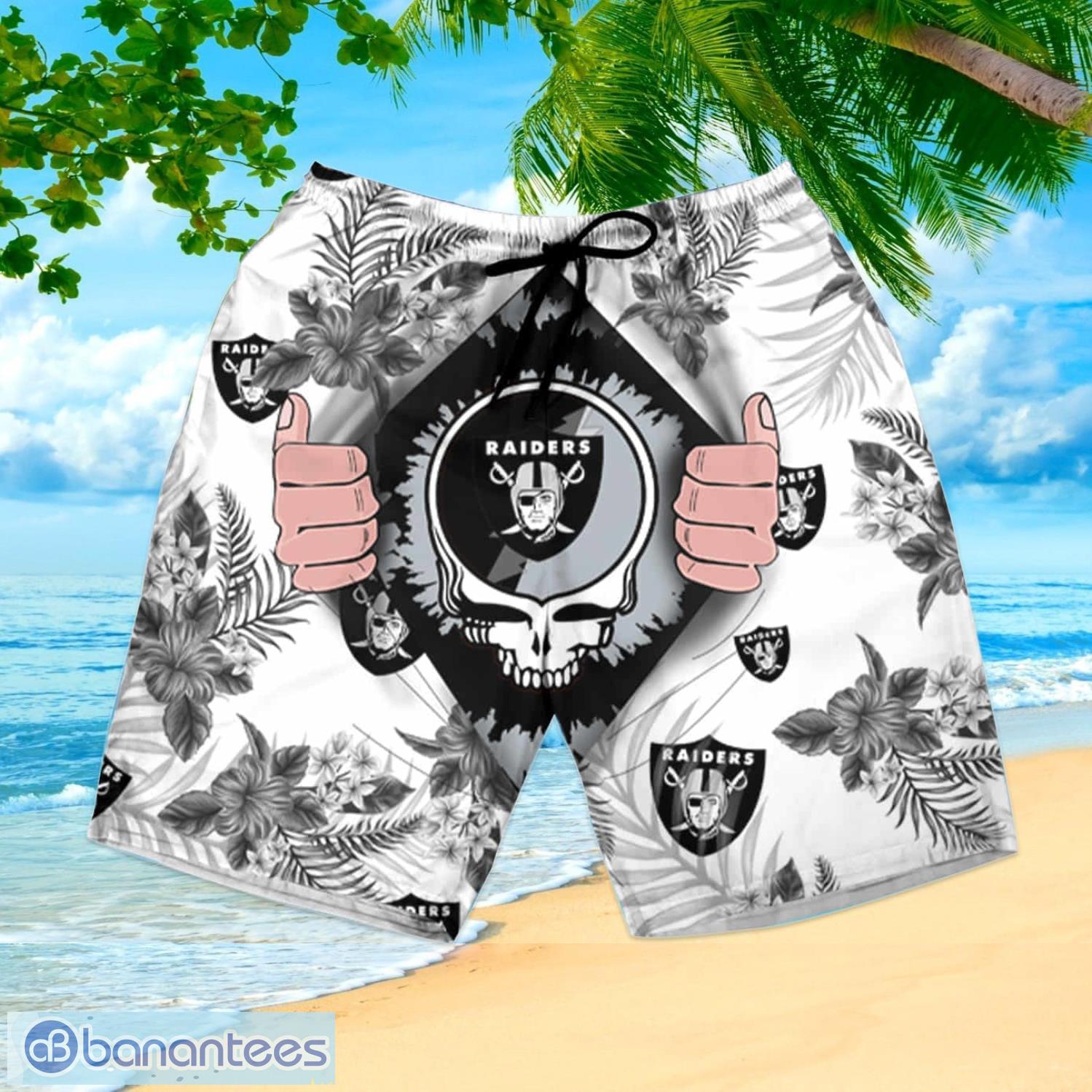 Nfl Las Vegas Raiders And Shorts Hawaiian Shirt And Shorts Best