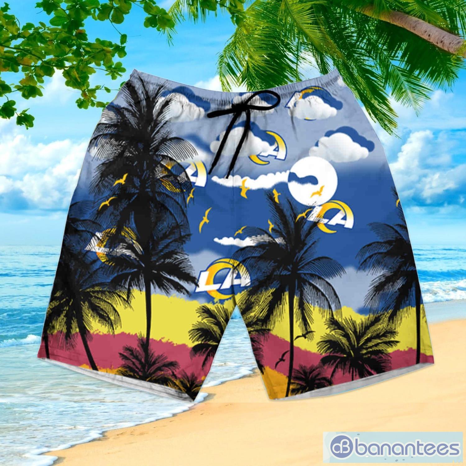 Los Angeles Rams Vitage Coconut Hawaiian Shirt And Shorts Summer Vacation  Gift - Banantees