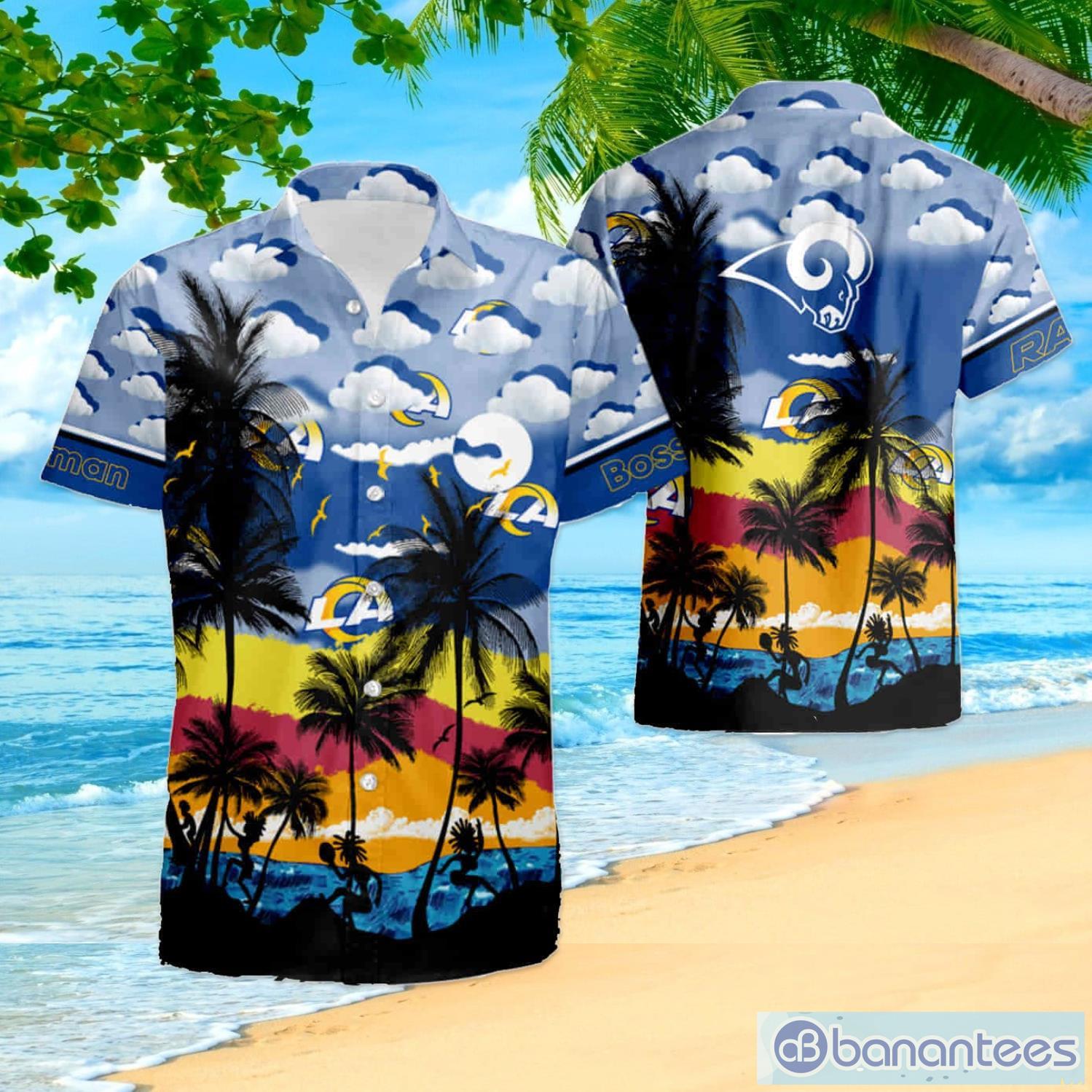 Nfl Los Angeles Rams And Shorts Hawaiian Shirt And Shorts Summer Gift For  Fans - Banantees