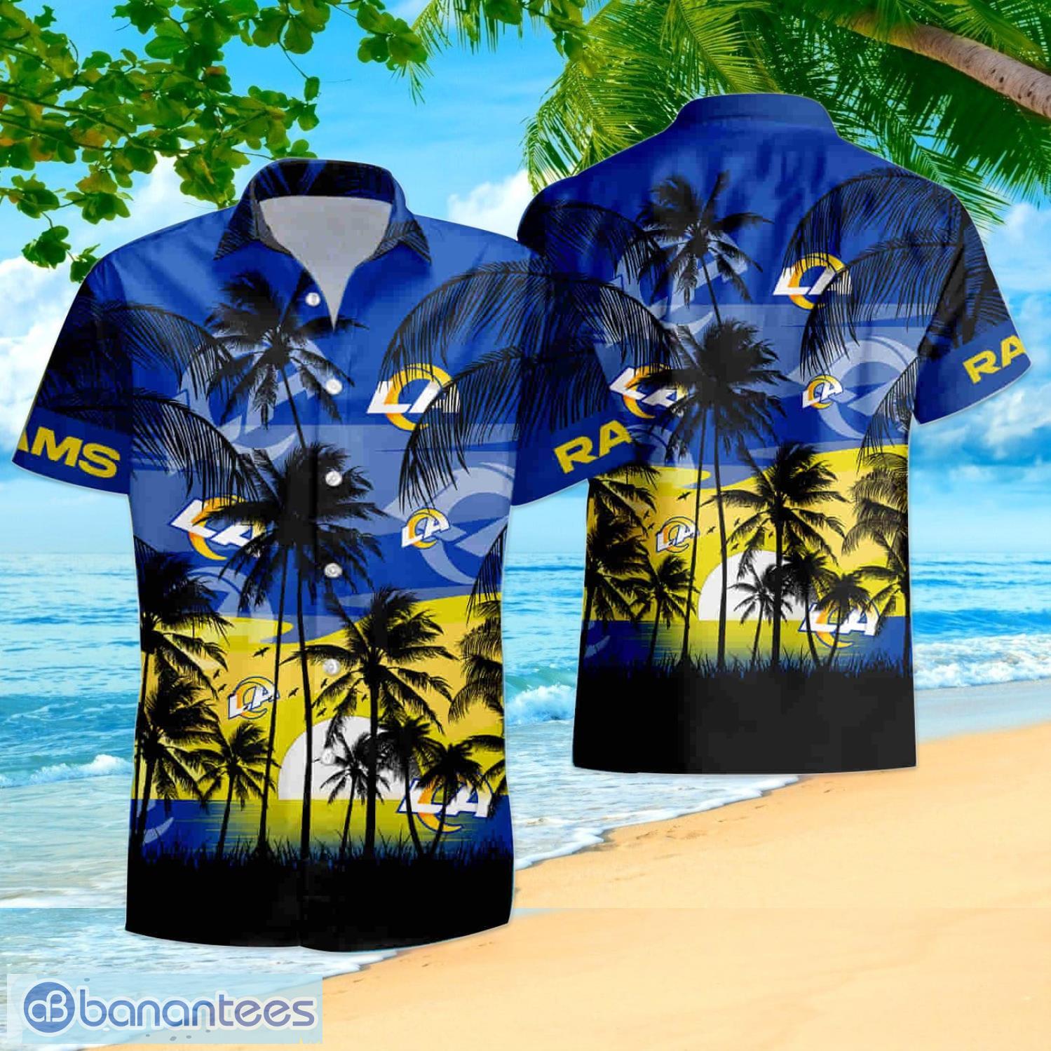 Personalized NFL Los Angeles Rams Combo Hawaiian Shirt And Shorts Tropical  Gift Summer