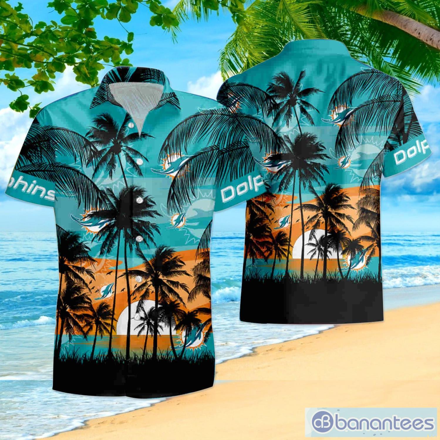 Nfl Miami Dolphins 3D Hawaiian Shirt Style Hot Summer 04 Men And Women For  Fans - Banantees