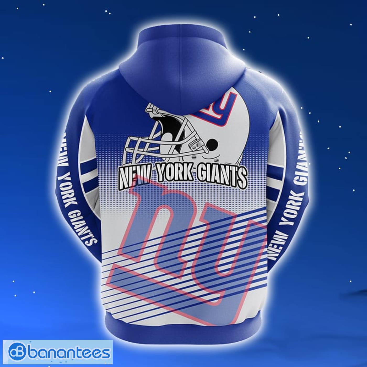 NFL New York Giants Blue 3D Hoodie Zip Hoodie For Men And Women Sport Gift Product Photo 2
