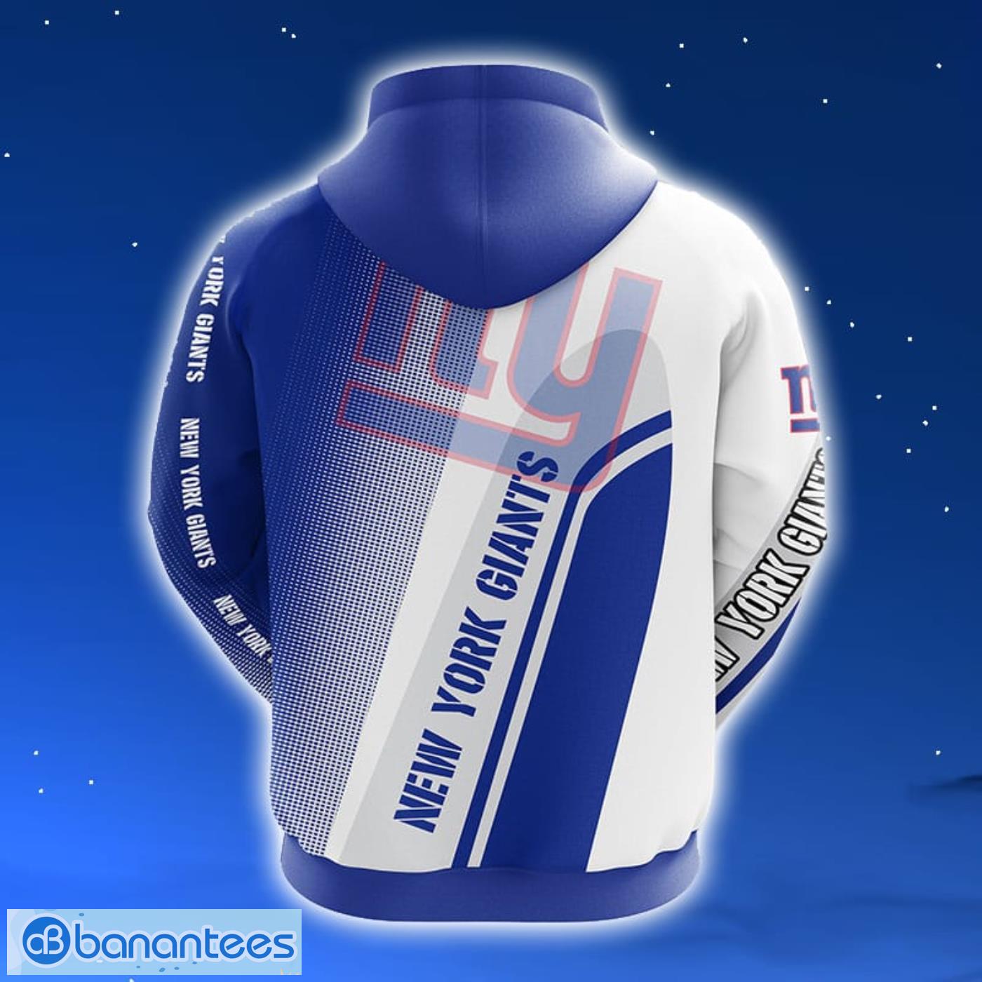NFL New York Giants Blue Unisex 3D Hoodie Zip Hoodie For Men And Women Sport Gift Product Photo 2