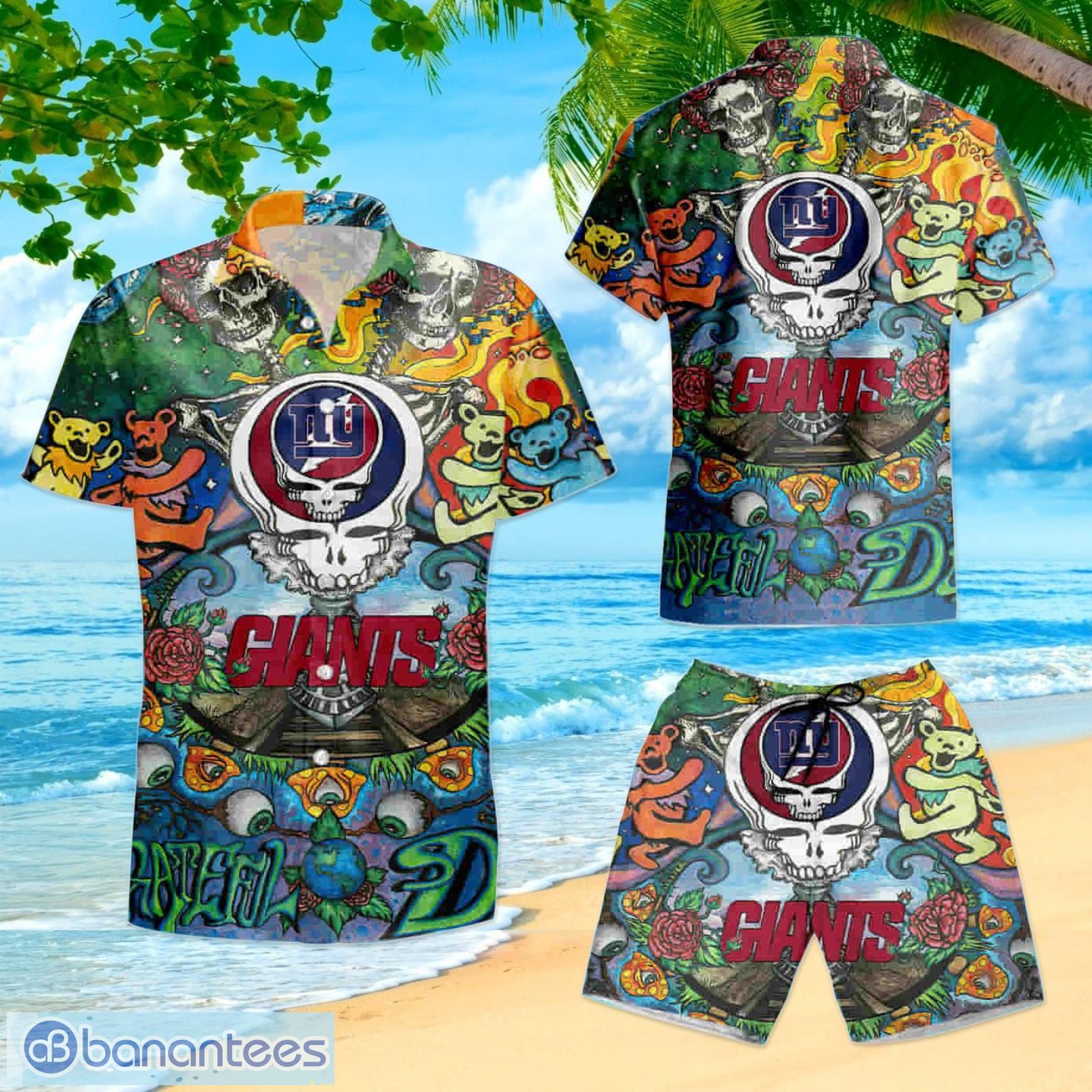 NFL New York Giants Grateful Dead Hawaiian Shirt