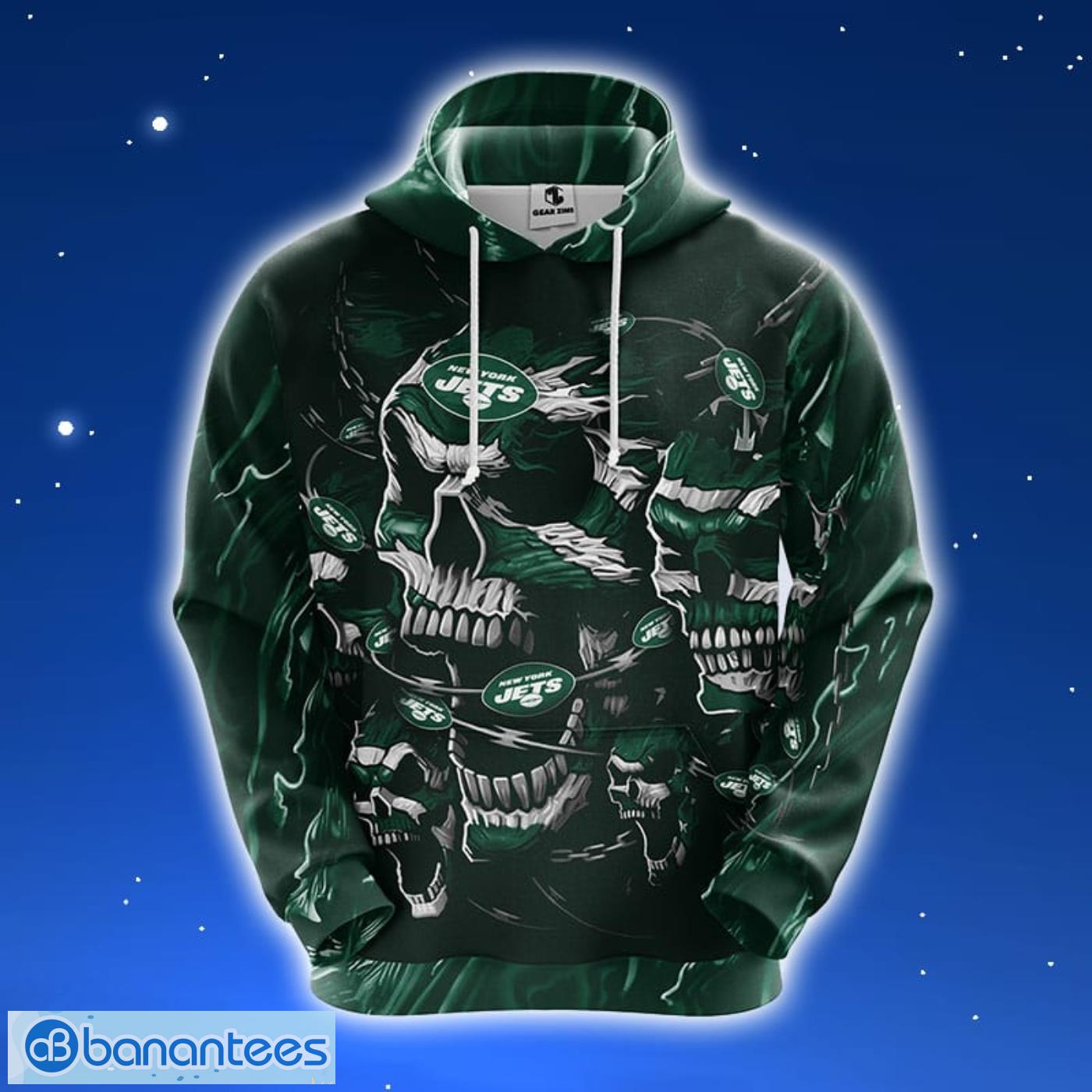 NFL New York Jets Green Unisex 3D Hoodie Zip Hoodie For Men And Women Sport  Gift - Banantees