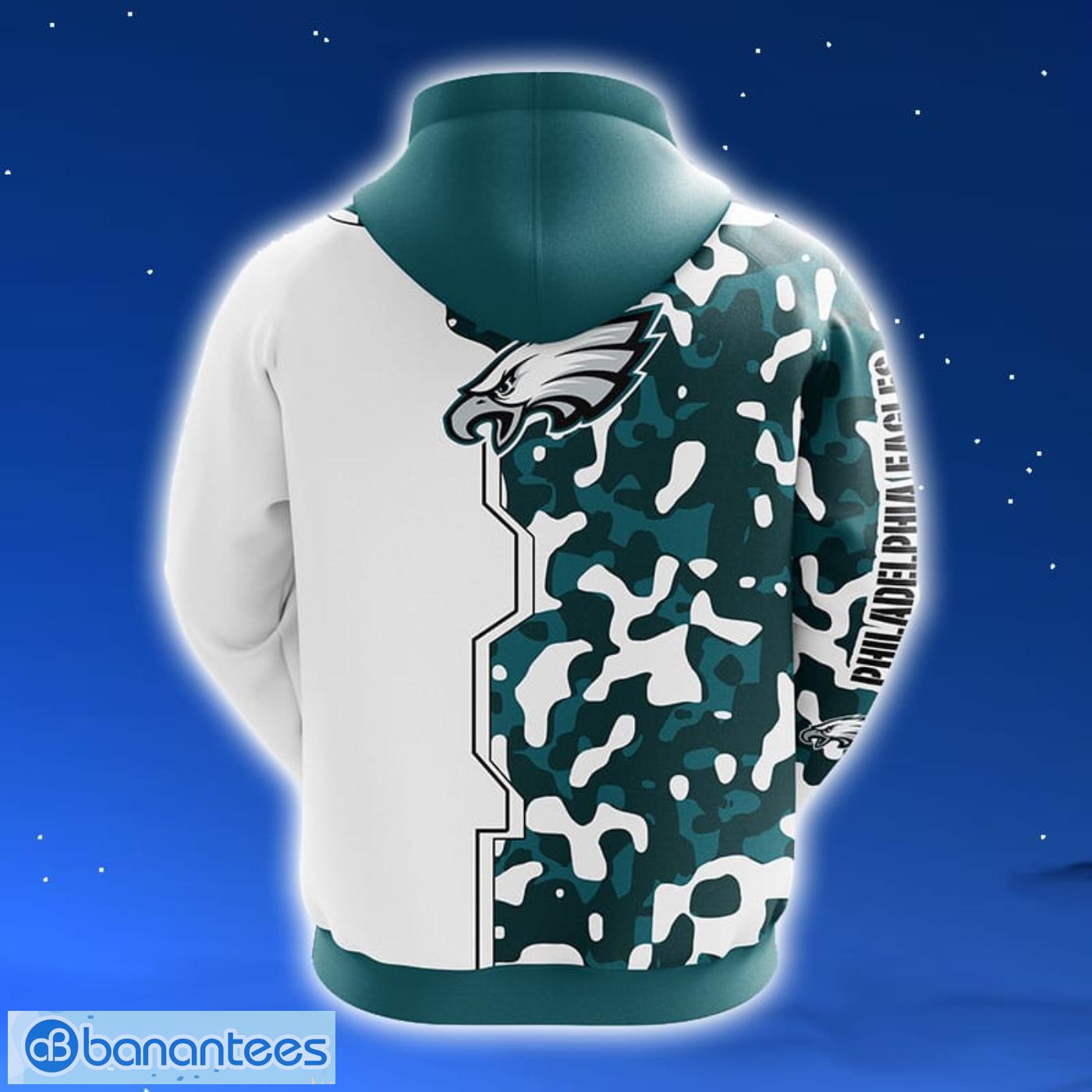 Philadelphia Eagles NFL Green 3D Hoodie Zip Hoodie For Men And Women Sport  Gift - Banantees