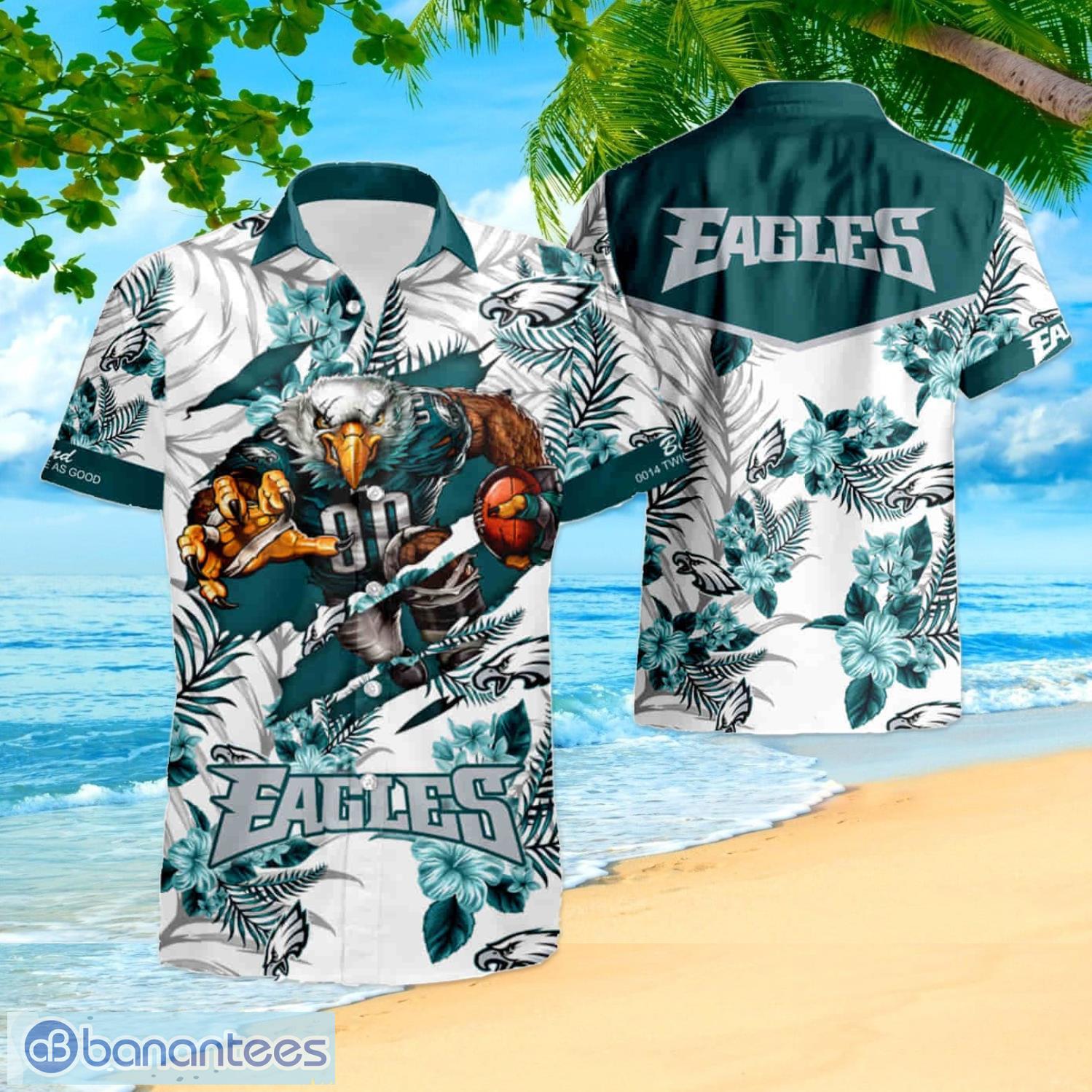 Philadelphia Eagles 3D Hawaiian Shirt And Shorts For Men And Women Gift  Fans - Banantees