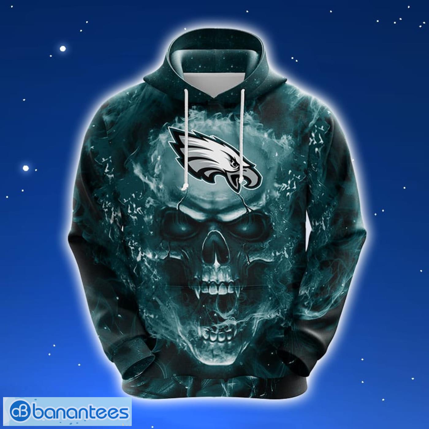 Eagles skull outlet hoodie