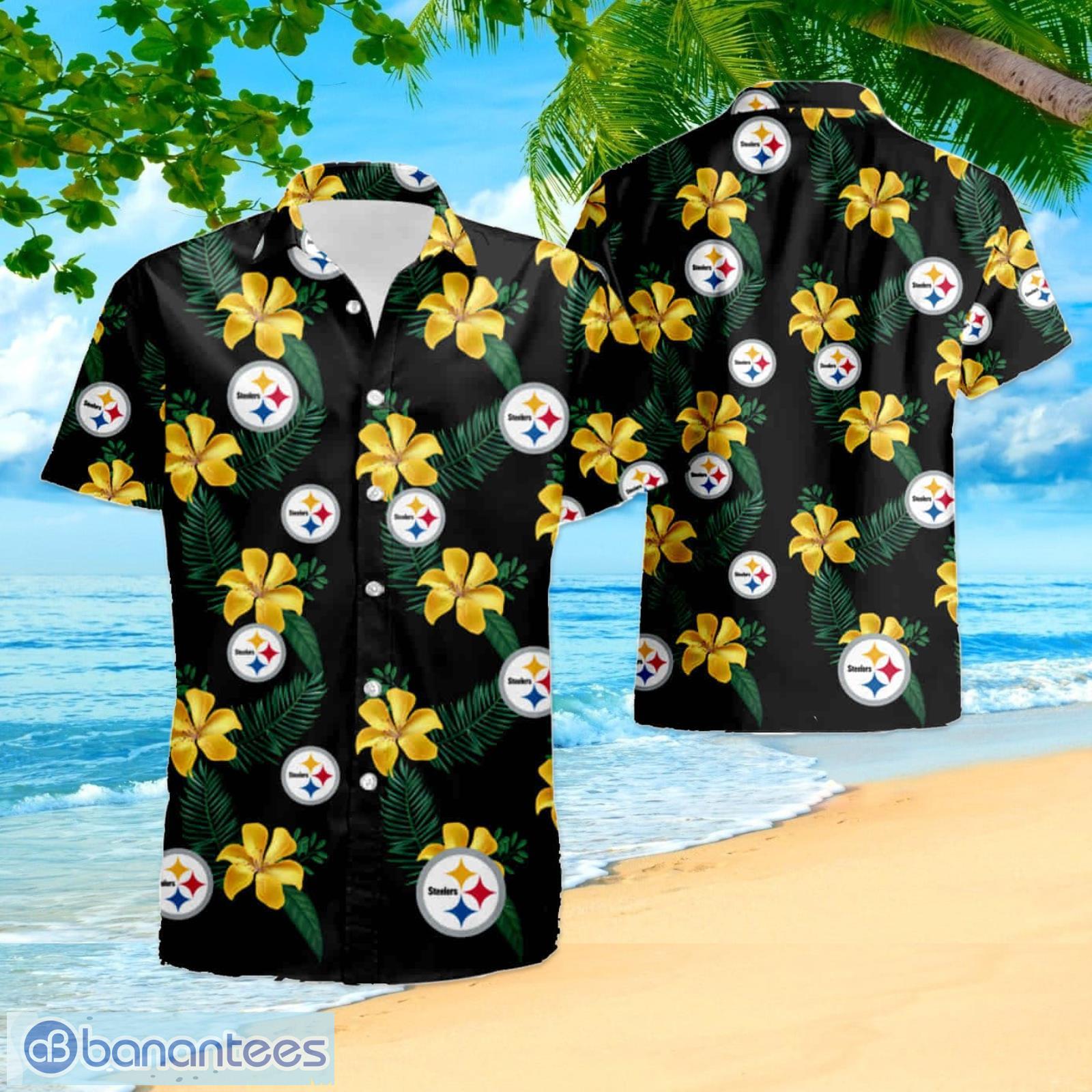 Steelers Hawaiian Shirt Nfl Pittsburgh Steelers Flower For Fans