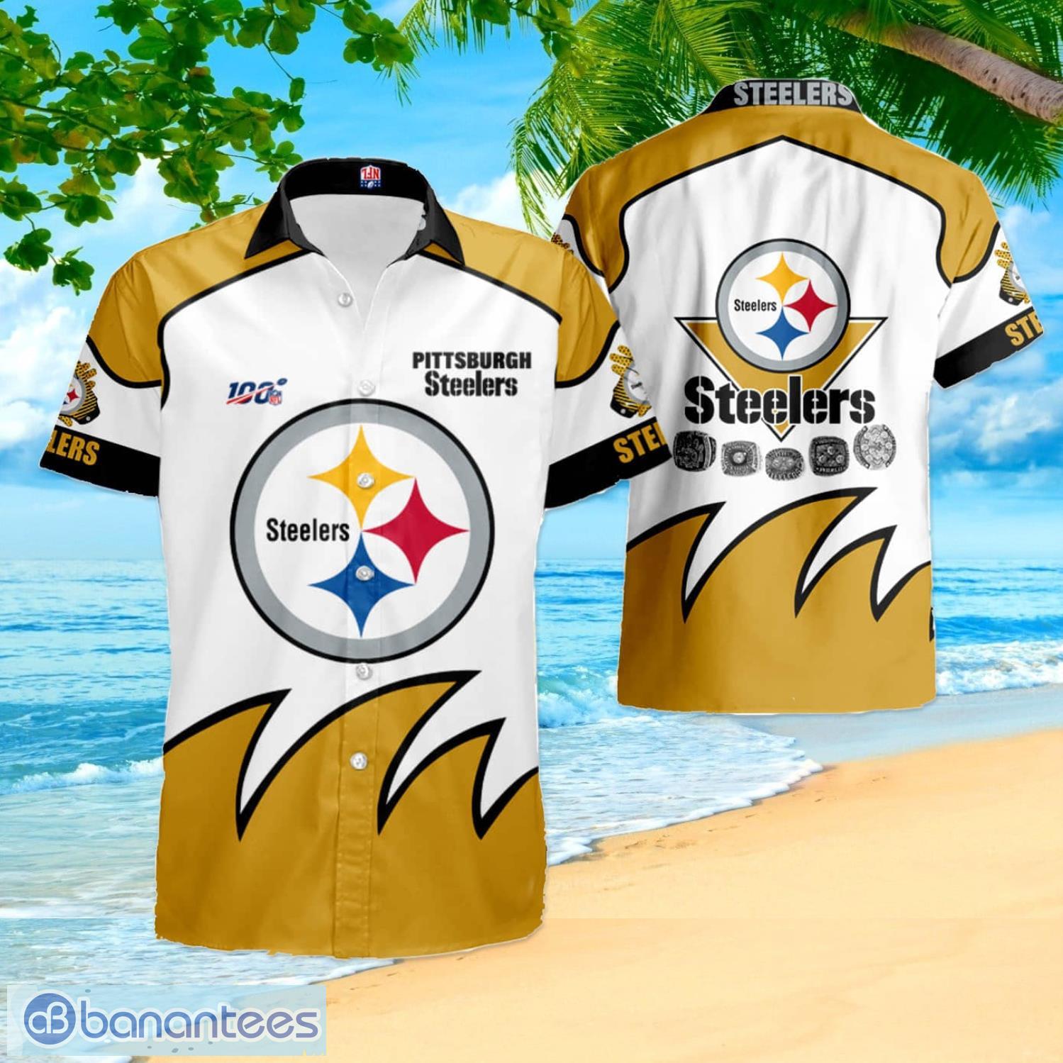 NFL Pittsburgh Steelers Tropical Hawaiian Shirt And Shorts