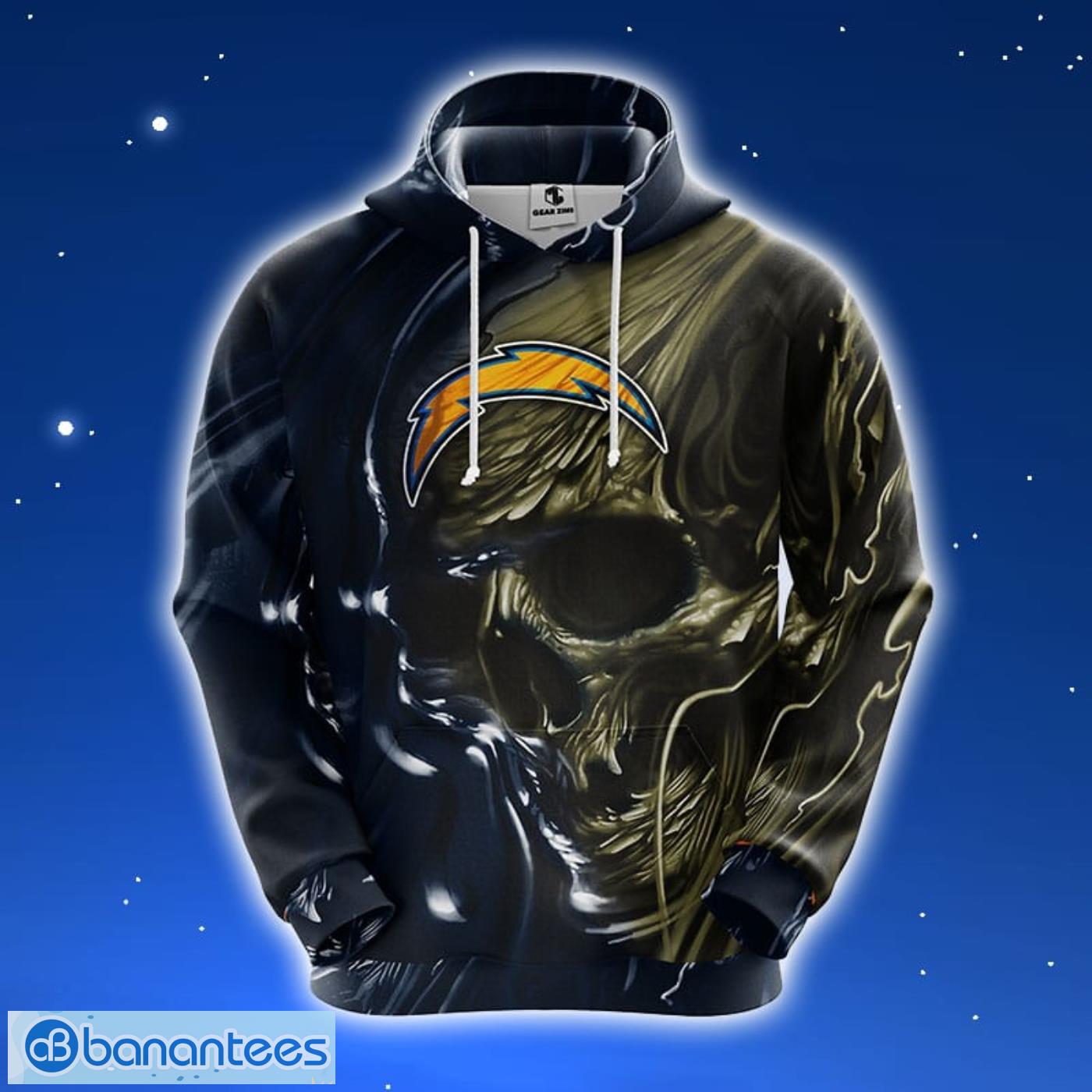 San Diego Chargers NFL Camouflage Blue Hoodie, Zip Hoodie 3D All Over Print  For Fans