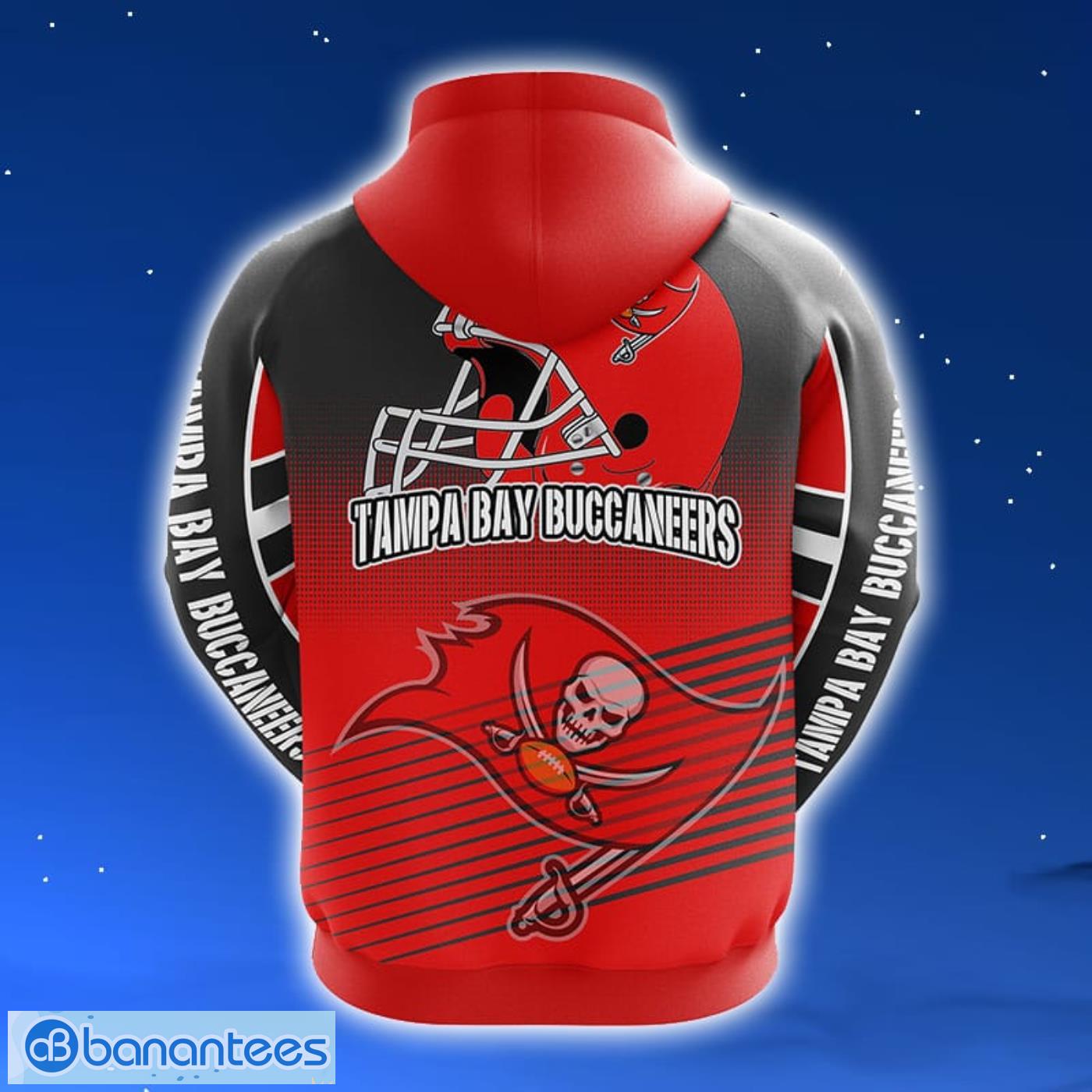 NFL Tampa Bay Buccaneers Red Unisex 3D Hoodie Zip Hoodie For Men And Women Sport Gift Product Photo 2