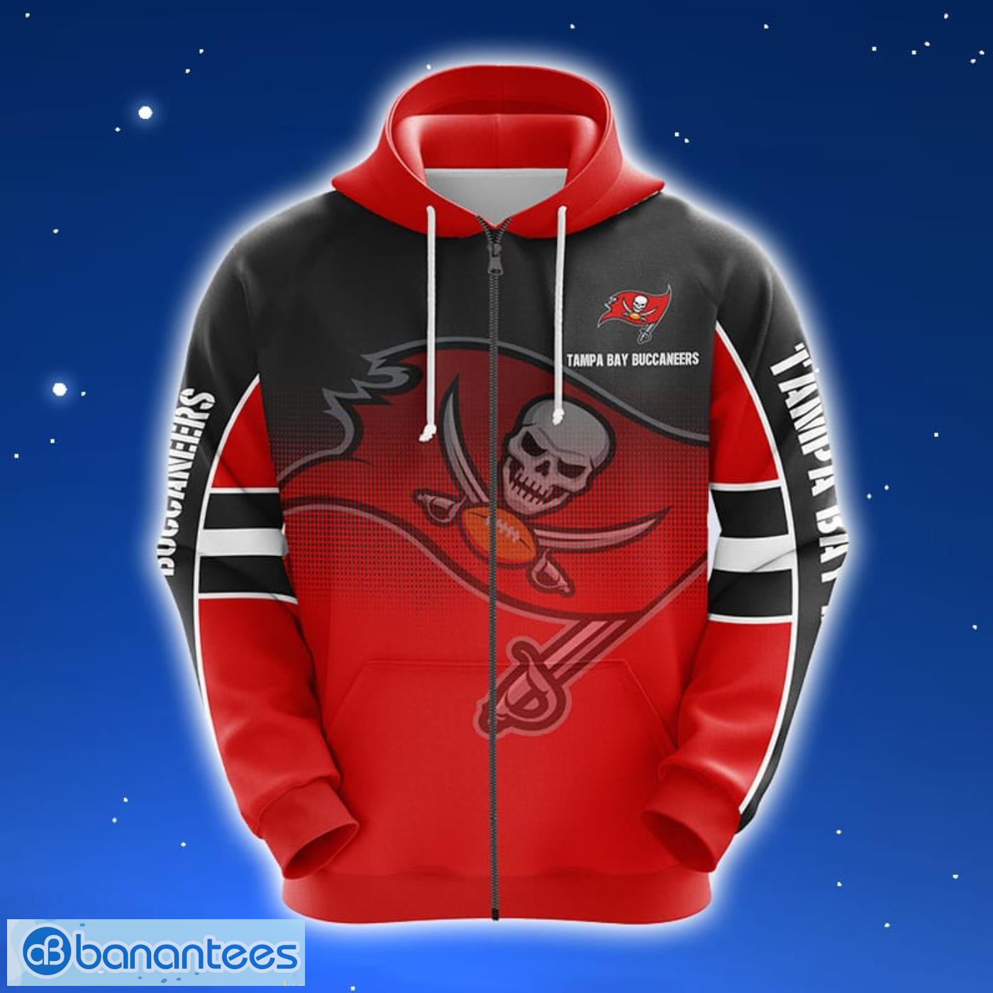 NFL Tampa Bay Buccaneers Red Unisex 3D Hoodie Zip Hoodie For Men And Women Sport Gift Product Photo 1