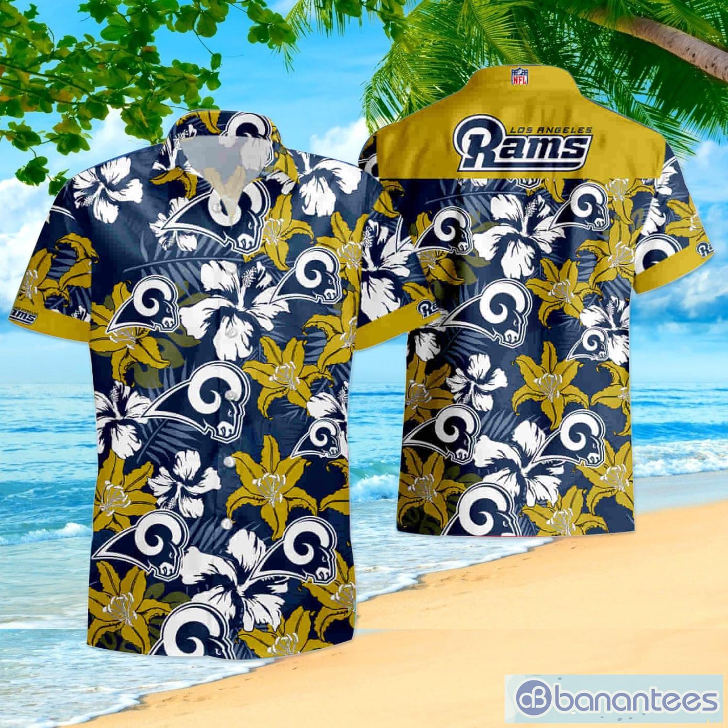 Nhl Los Angeles Rams 2 Hawaiian Shirt And Shorts Summer Gift For Fans -  Banantees